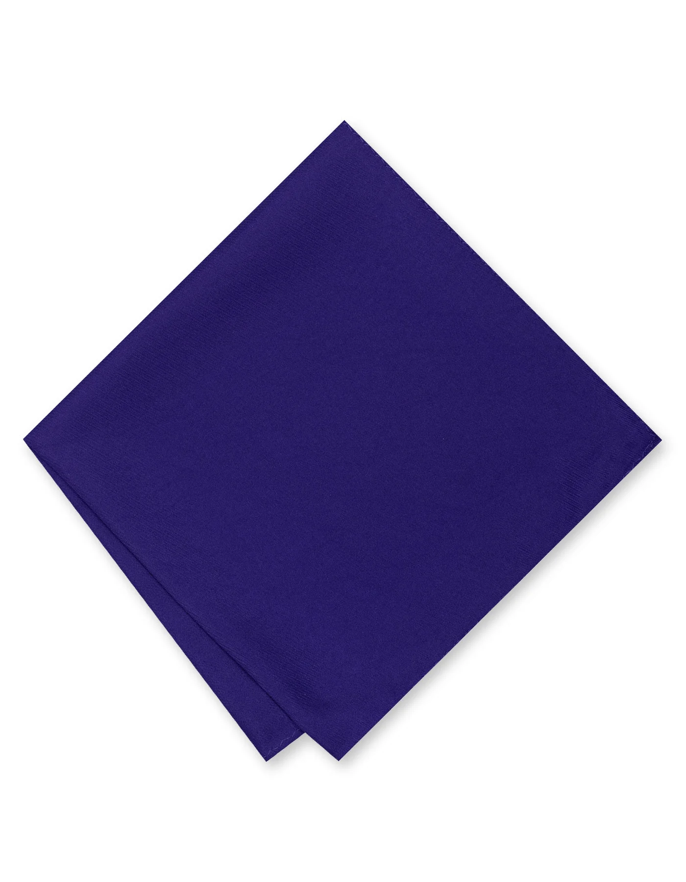 Polyester Blue Pocket Square - Image 2