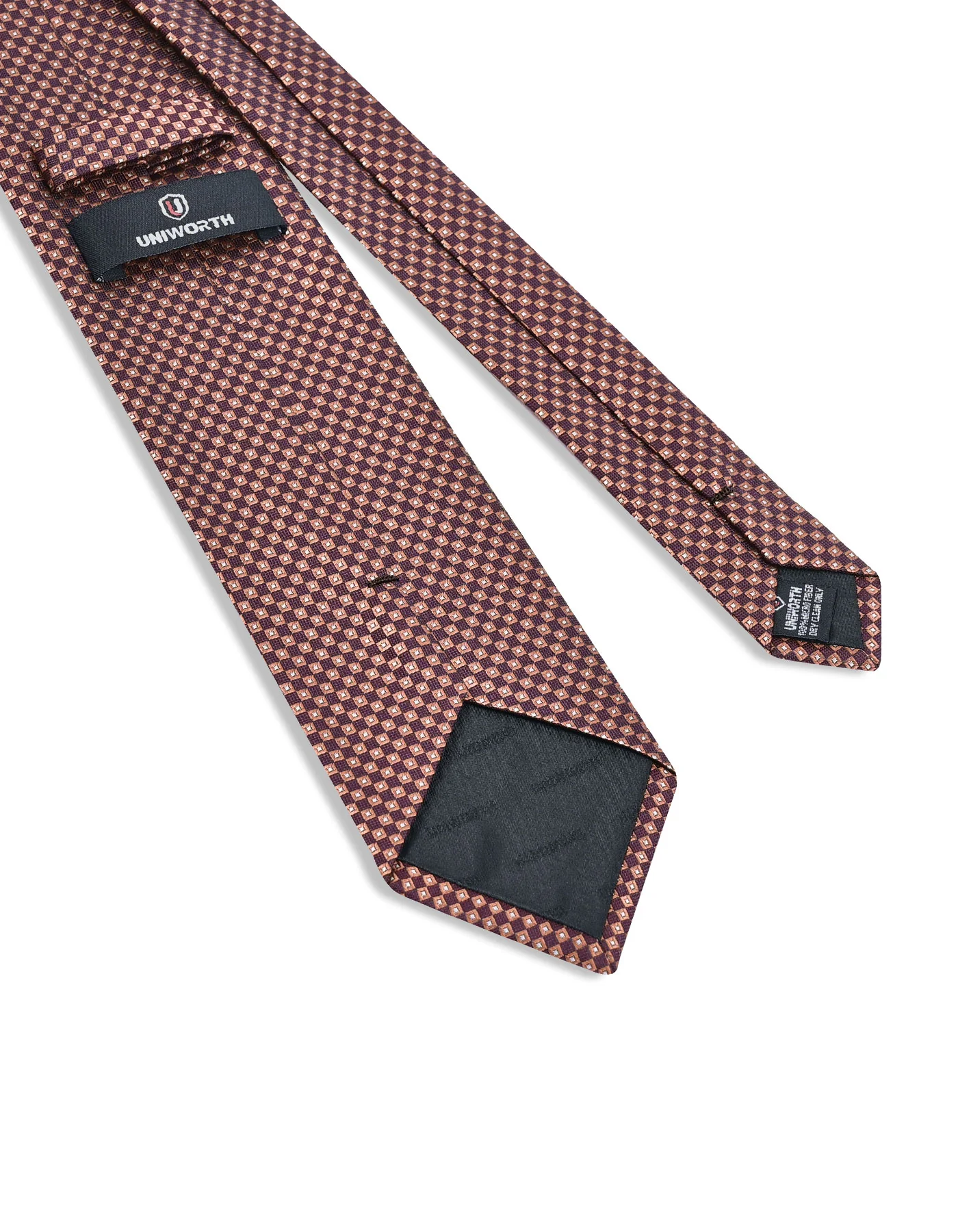 Purple Geometric Tie - Image 3
