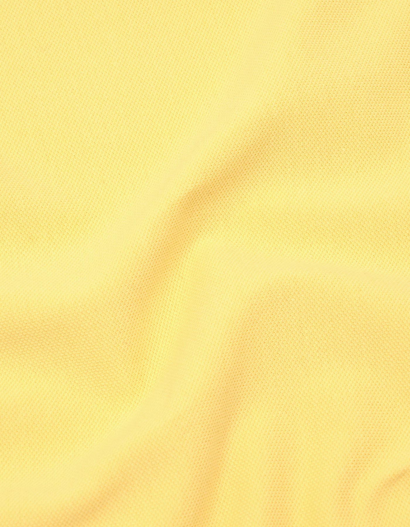 Ray Flower Plain Pique Polo Shirt - Image 6