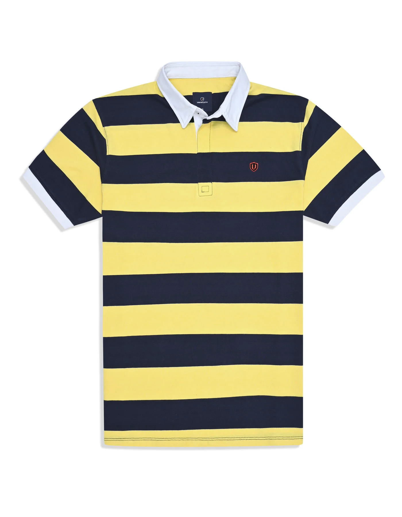 Ray Flower Stripe Jersey Polo Shirt - Image 3