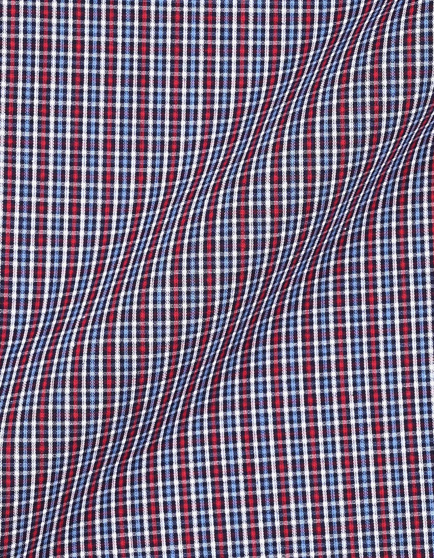 Red Check Cross Pocket Woven Pajama - Image 4