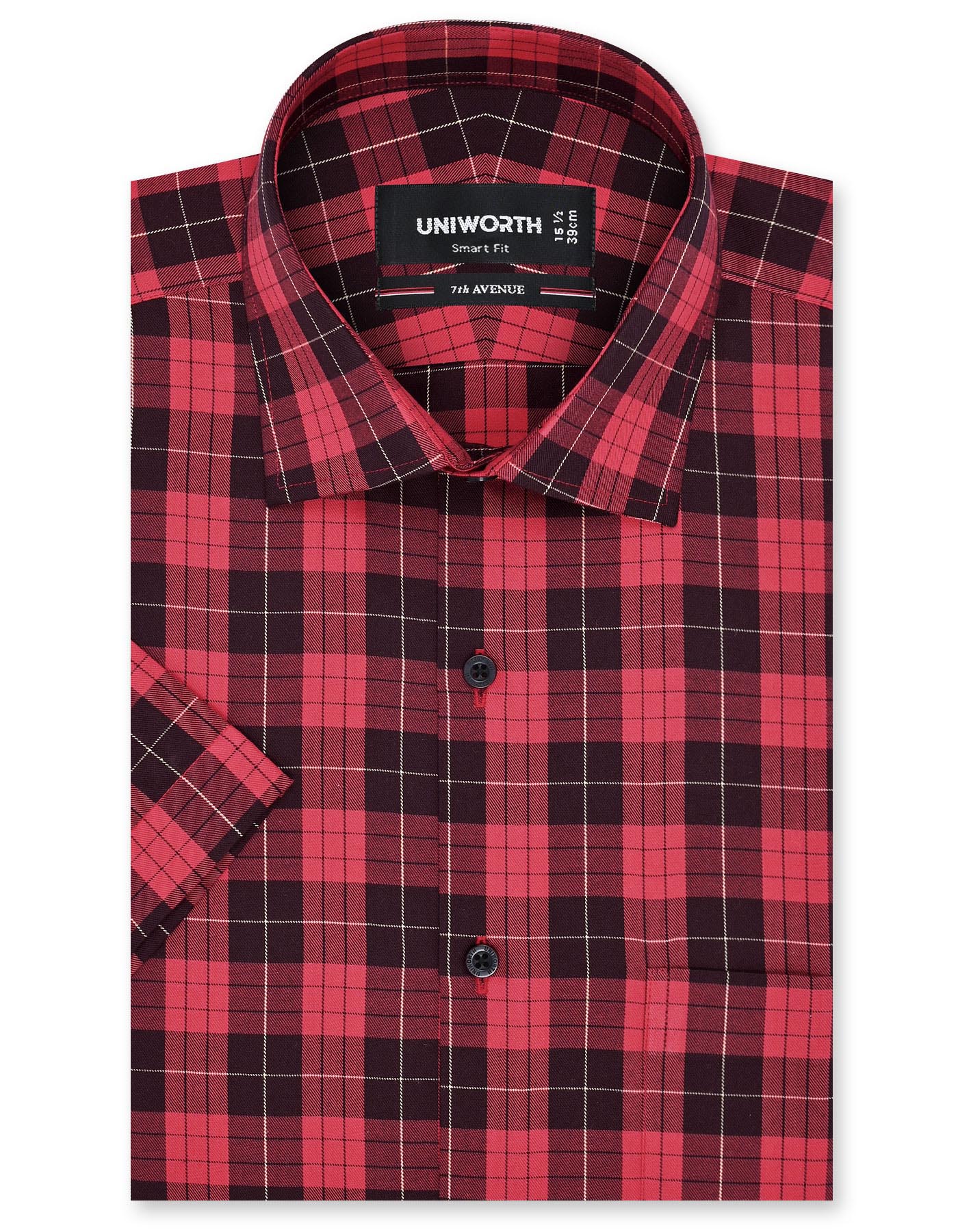 Red Check Smart Fit Shirt
