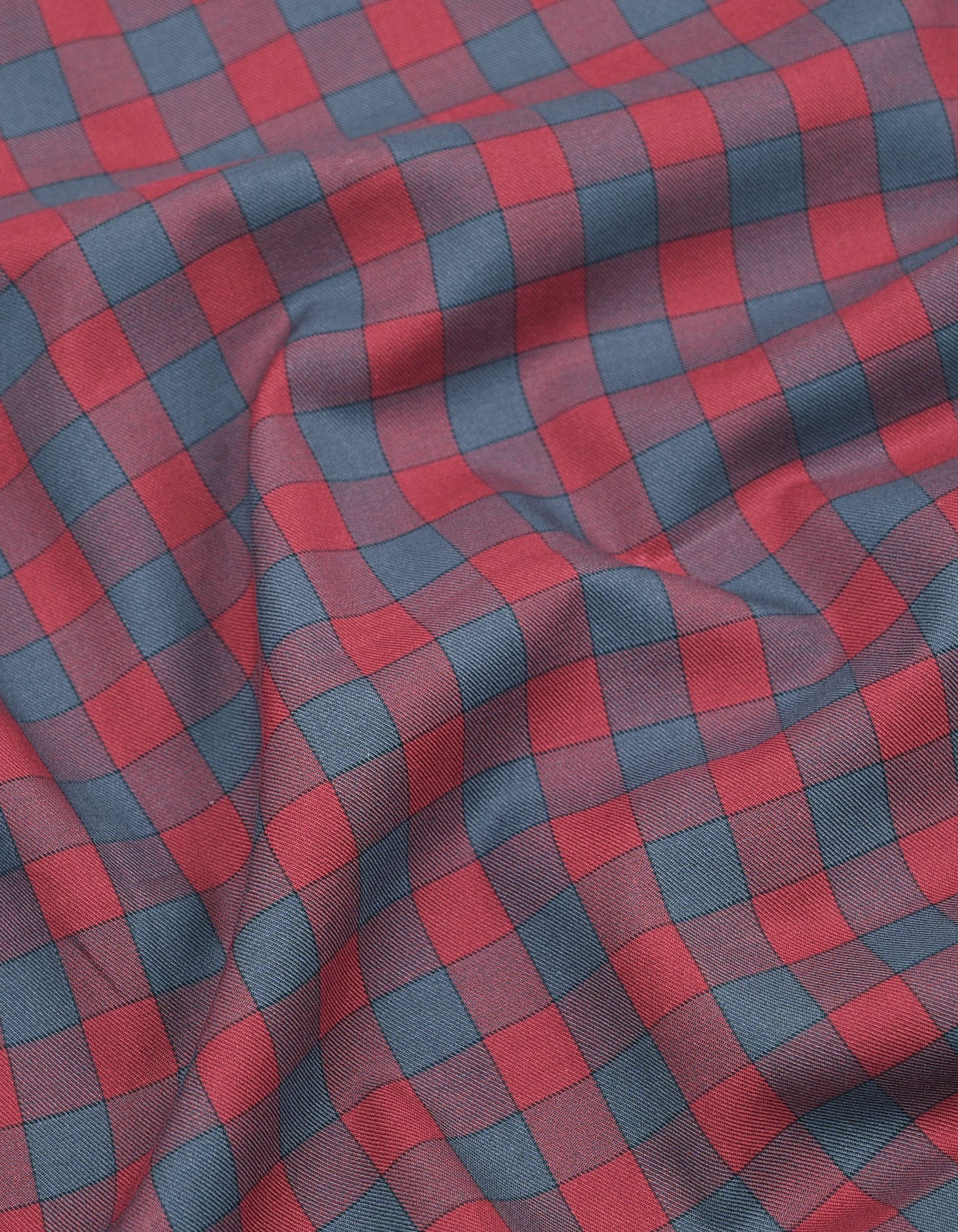 Red Check Tailored Smart Fit Shirt - Image 4