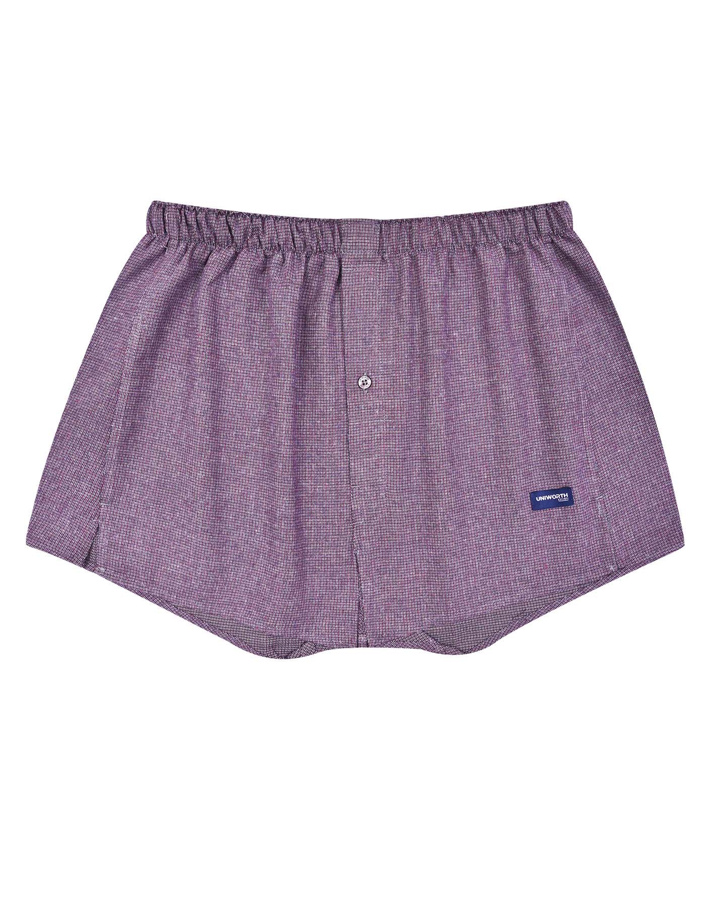 Red Check Woven Boxer