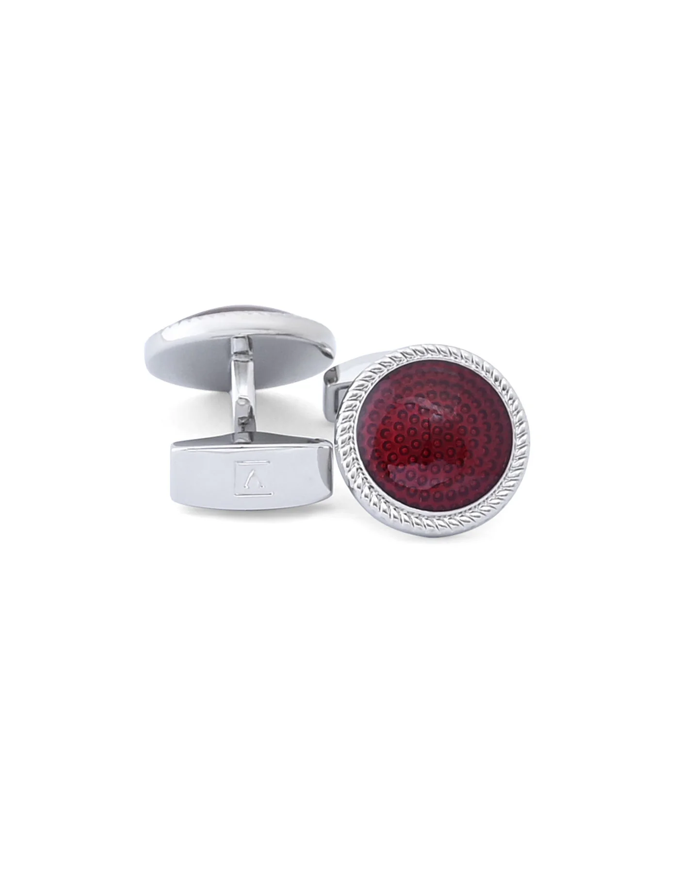 Red Circle Cufflink