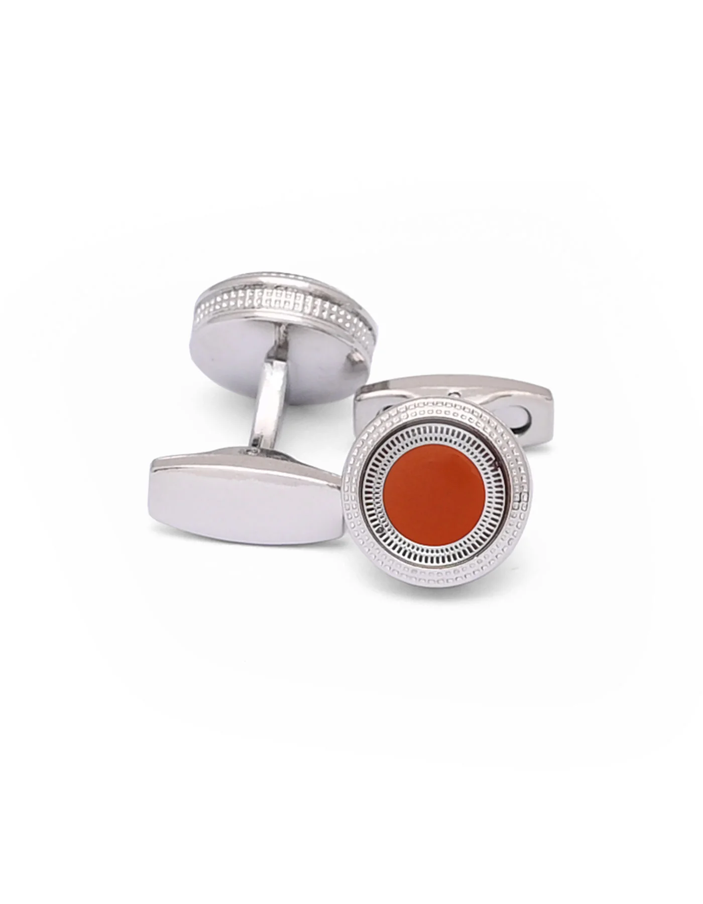 Red Circle Cufflink
