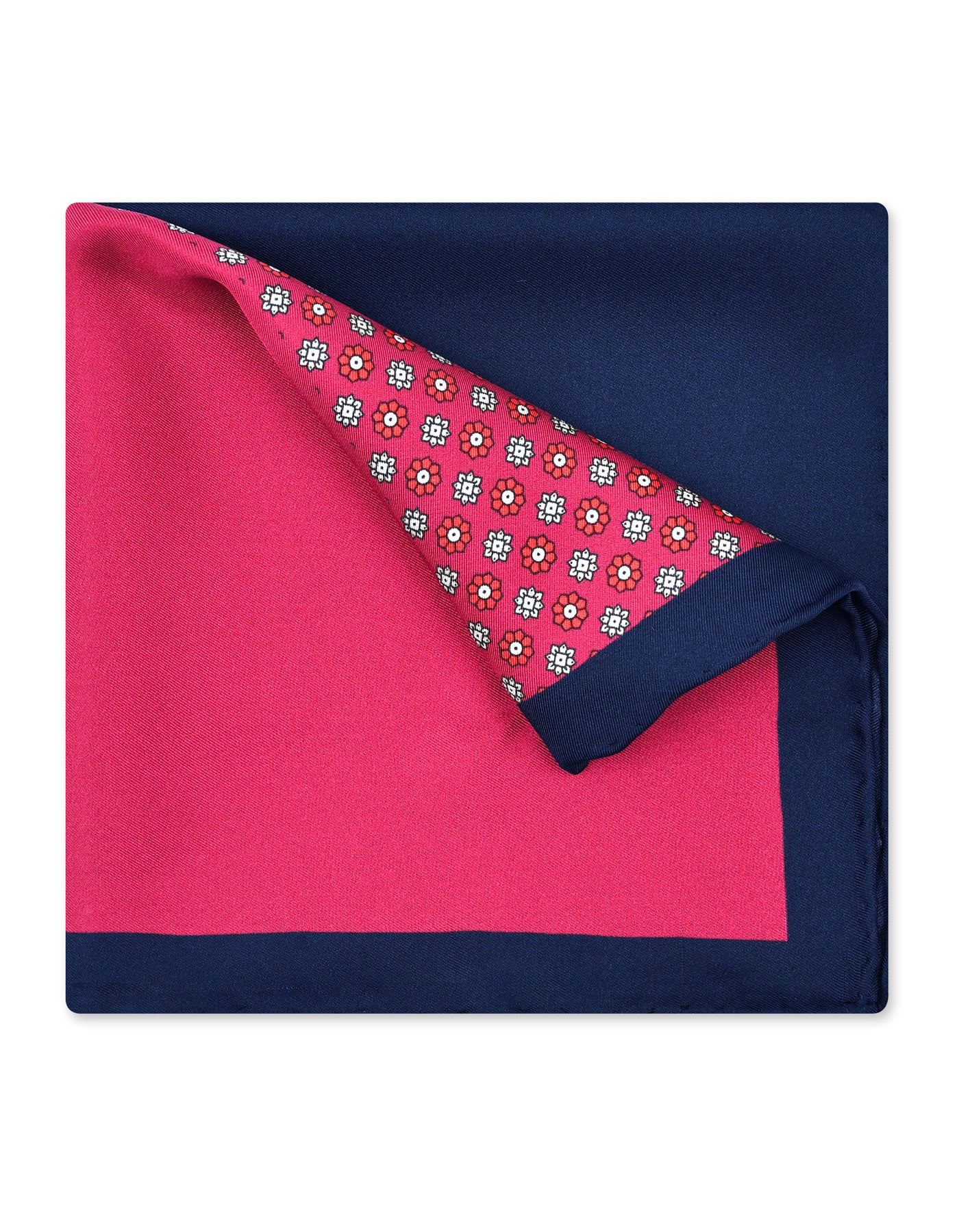 Red Geometric Pocket Square - Image 3