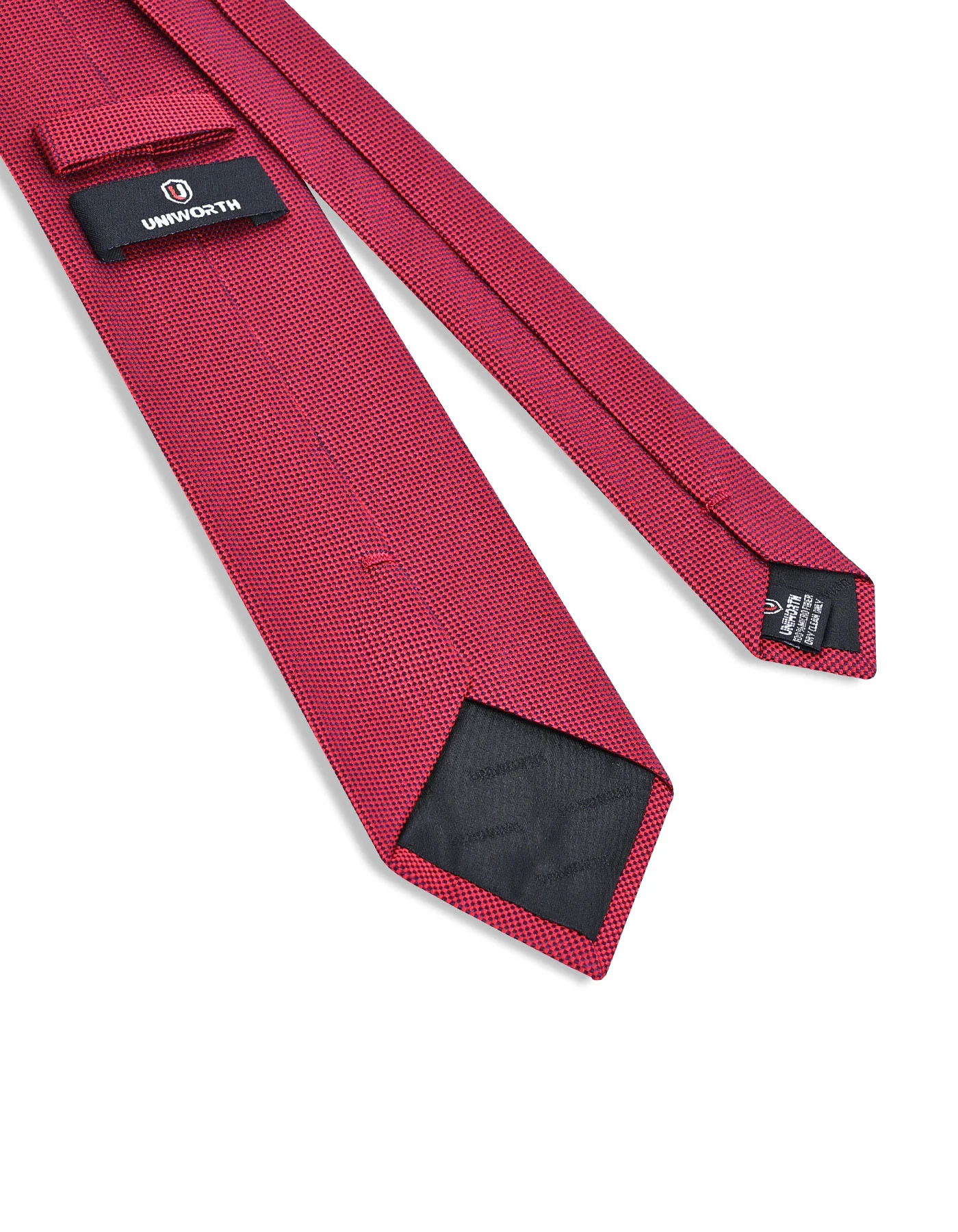Red Geometric Tie - Image 3