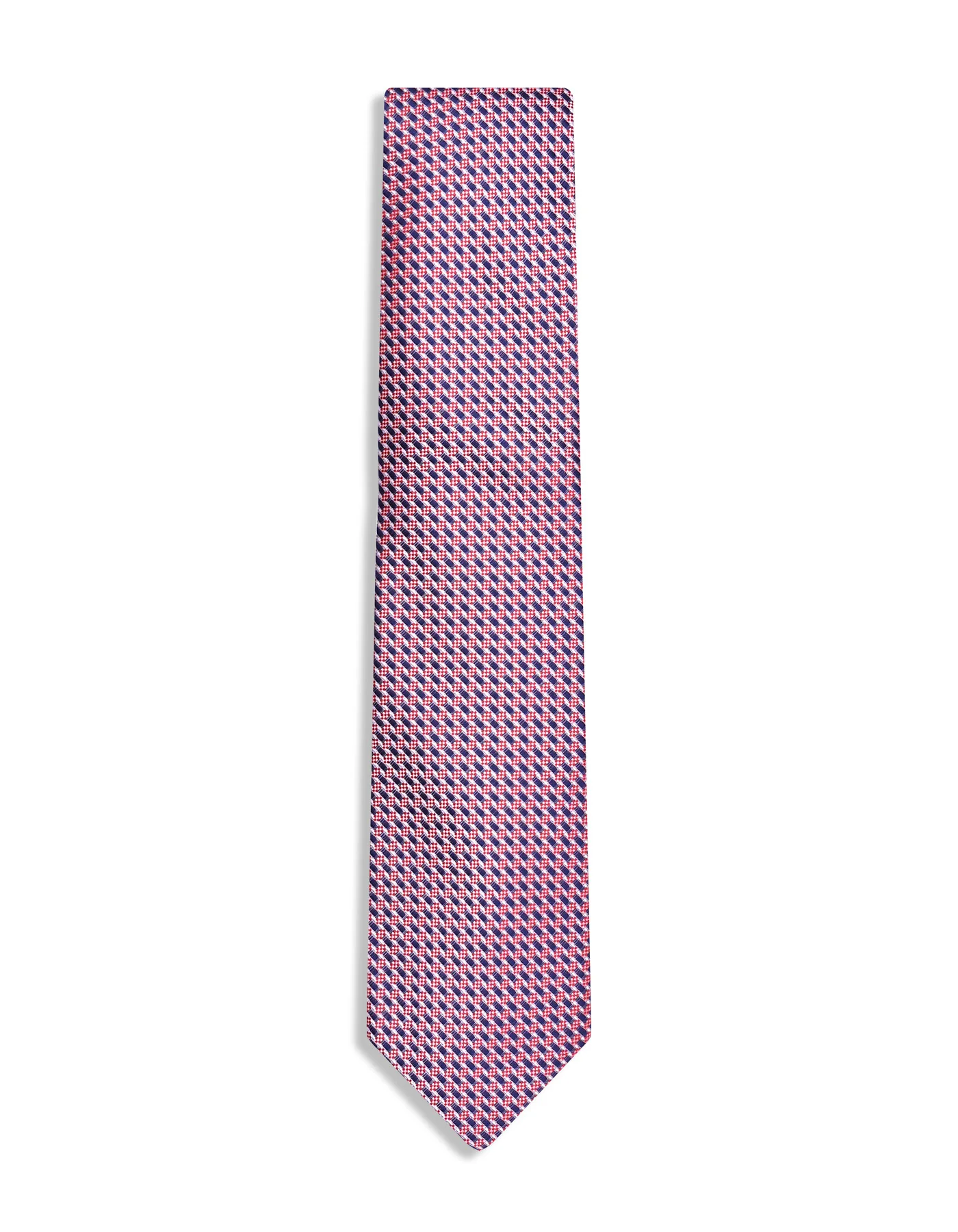 Red Geometric Tie - Image 2