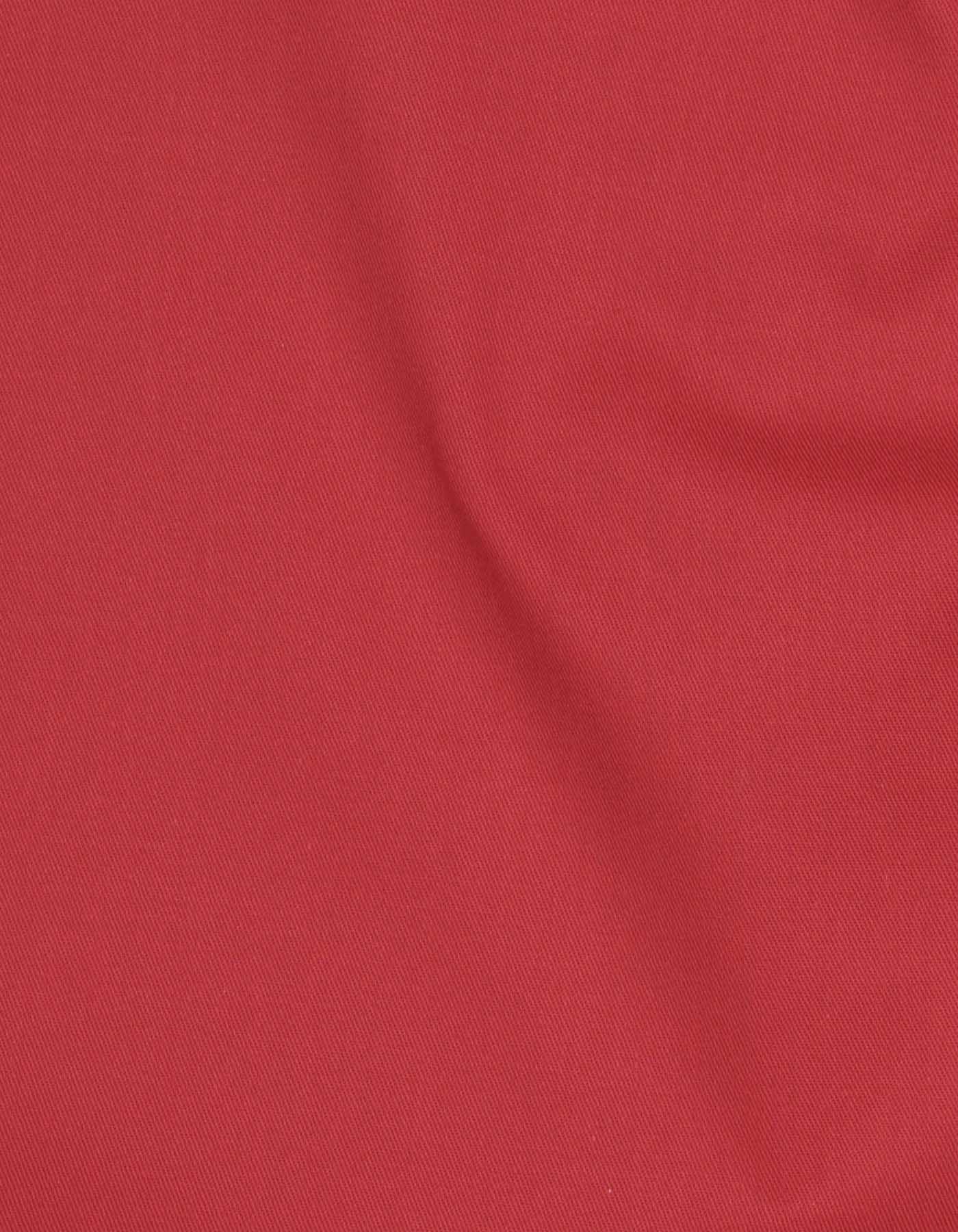 Red Plain Classic Fit Shirt - Image 4