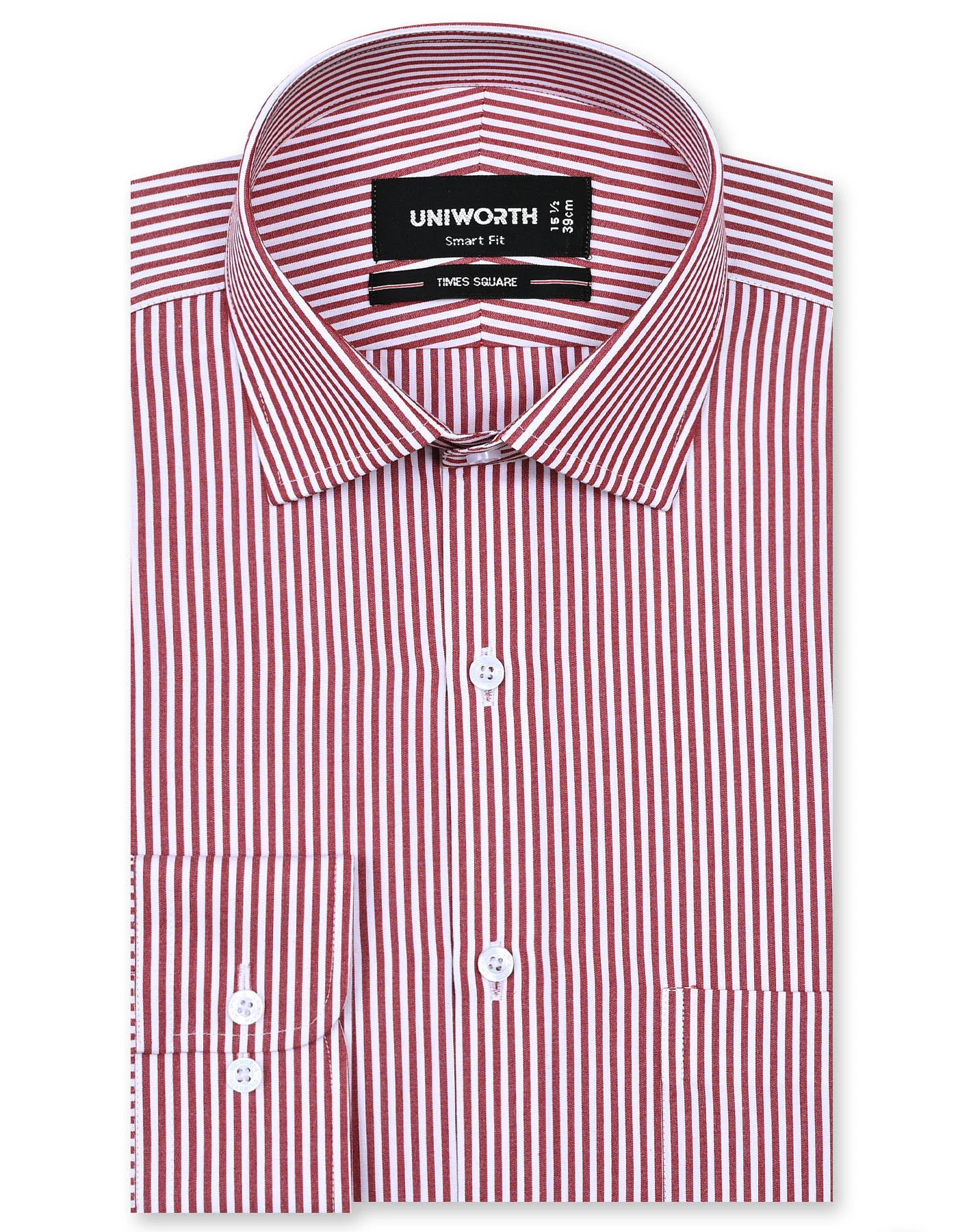 Red Stripe Tailored Smart Fit Shirt