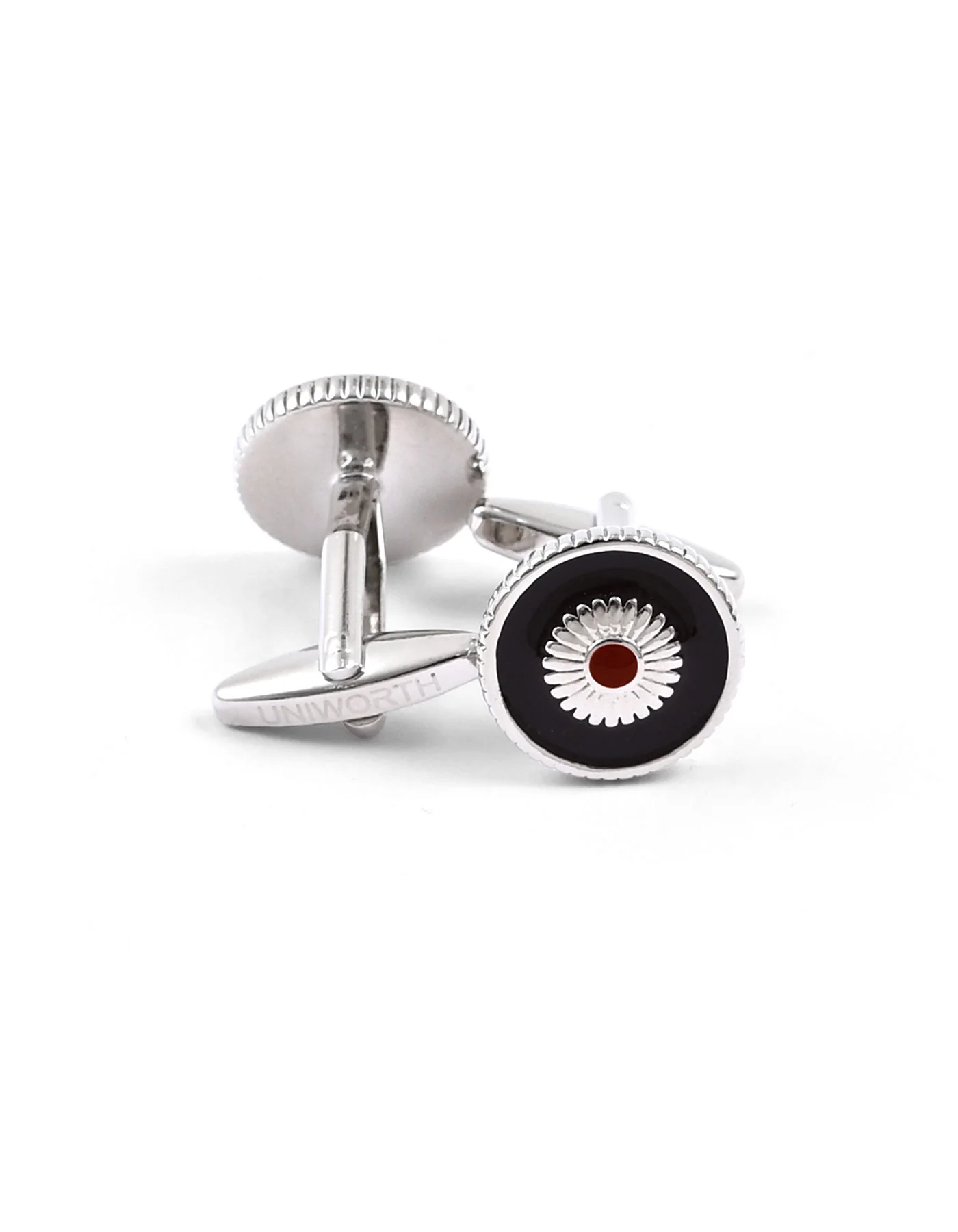 Rose Gold Circle Cufflink