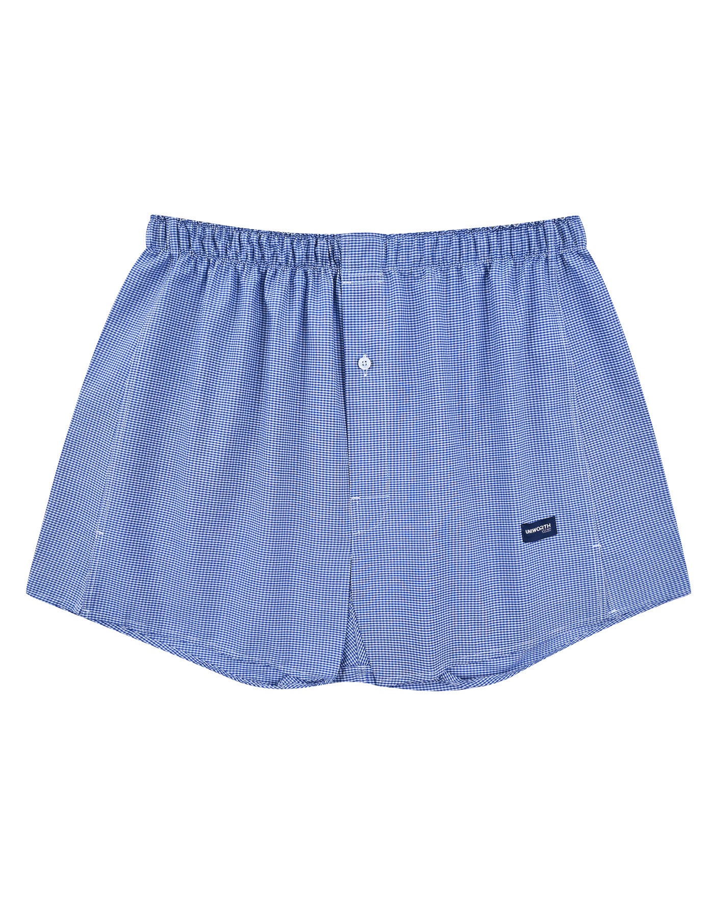 Royal Blue Check Woven Boxer