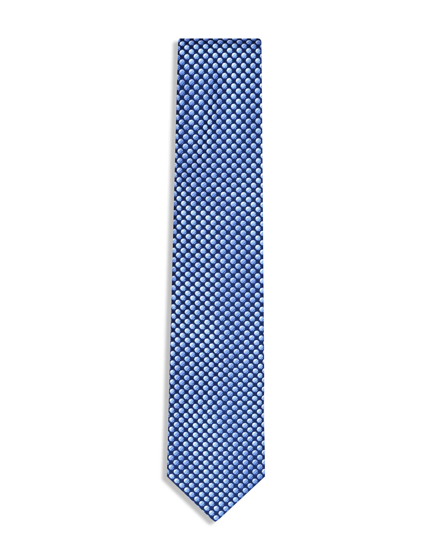 Royal Blue Geometric Tie - Image 2