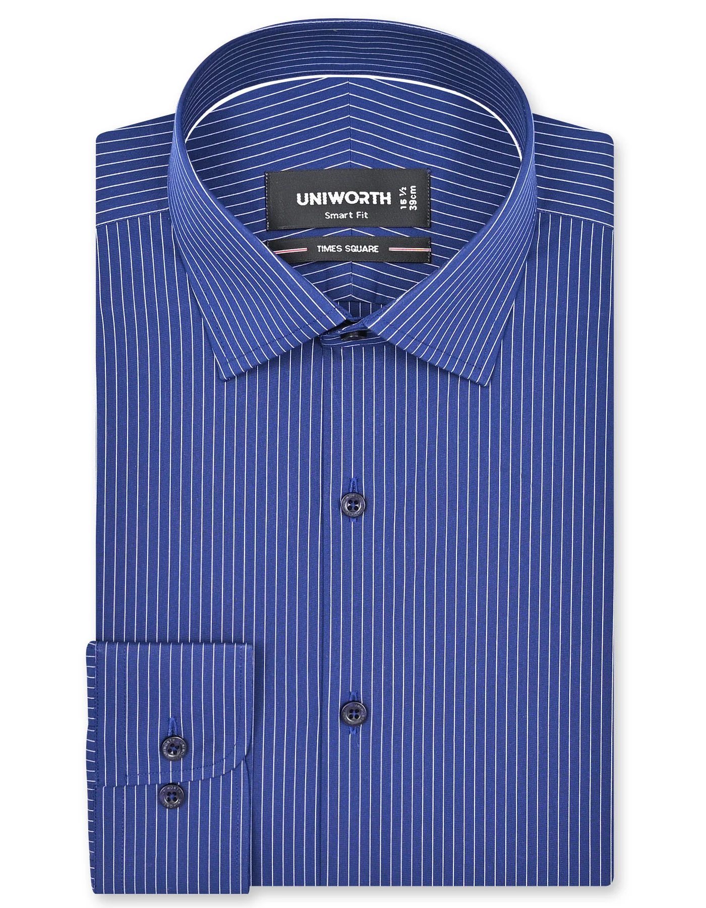 Royal Blue Stripe Tailored Smart Fit Shirt