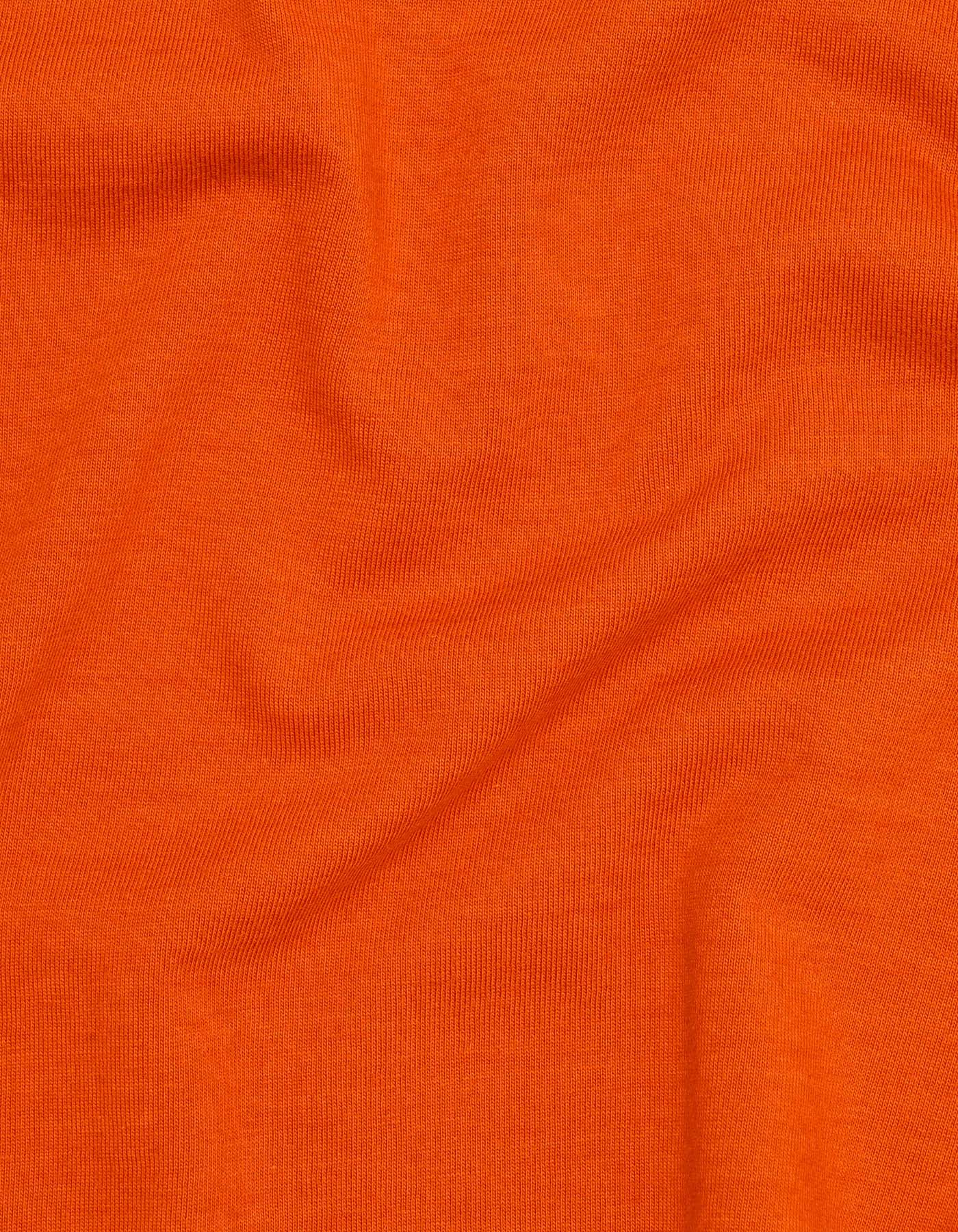 Rust Stripe Jersey Polo Shirt - Image 5