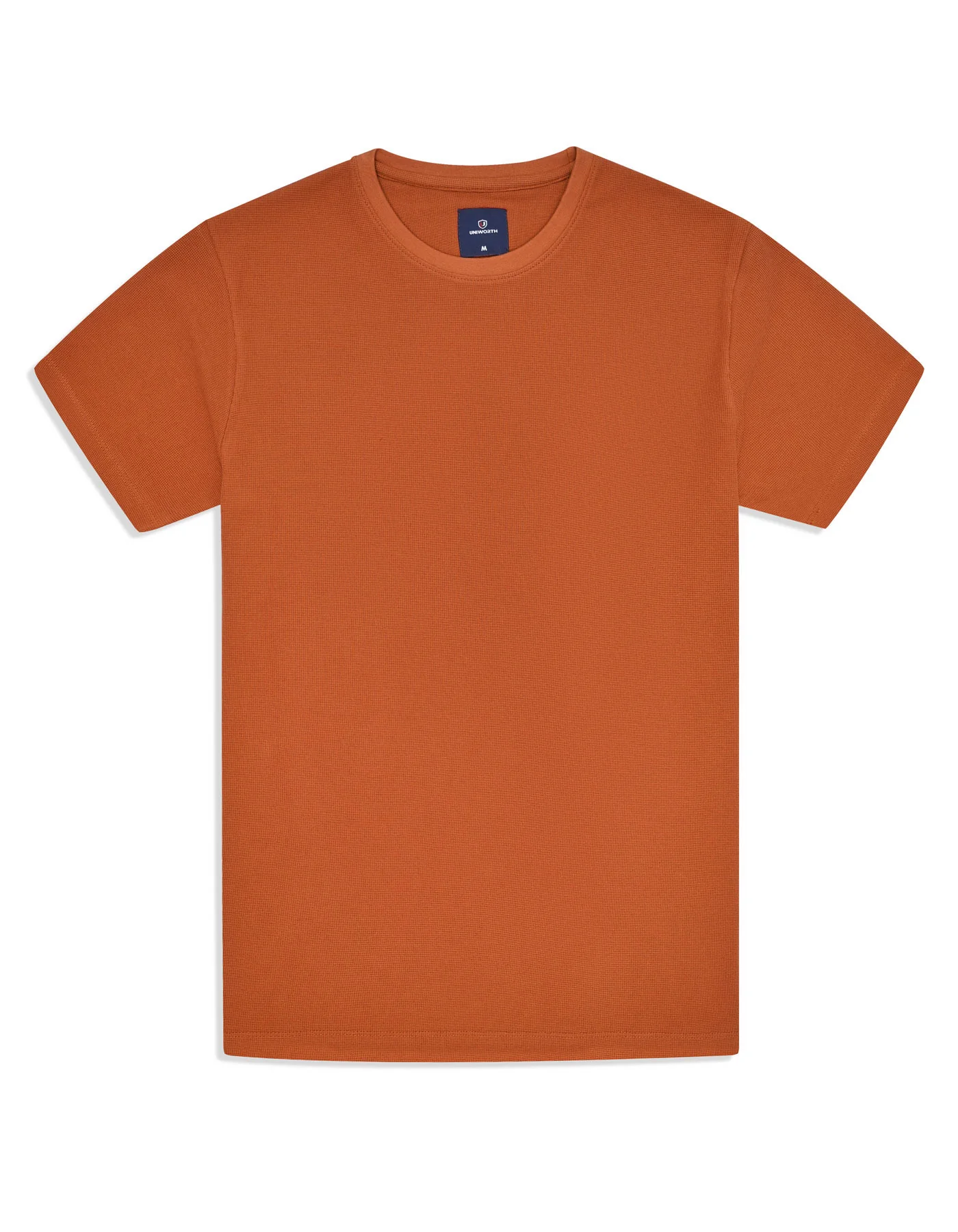 Rust Texture Crew Neck T-shirt - Image 2