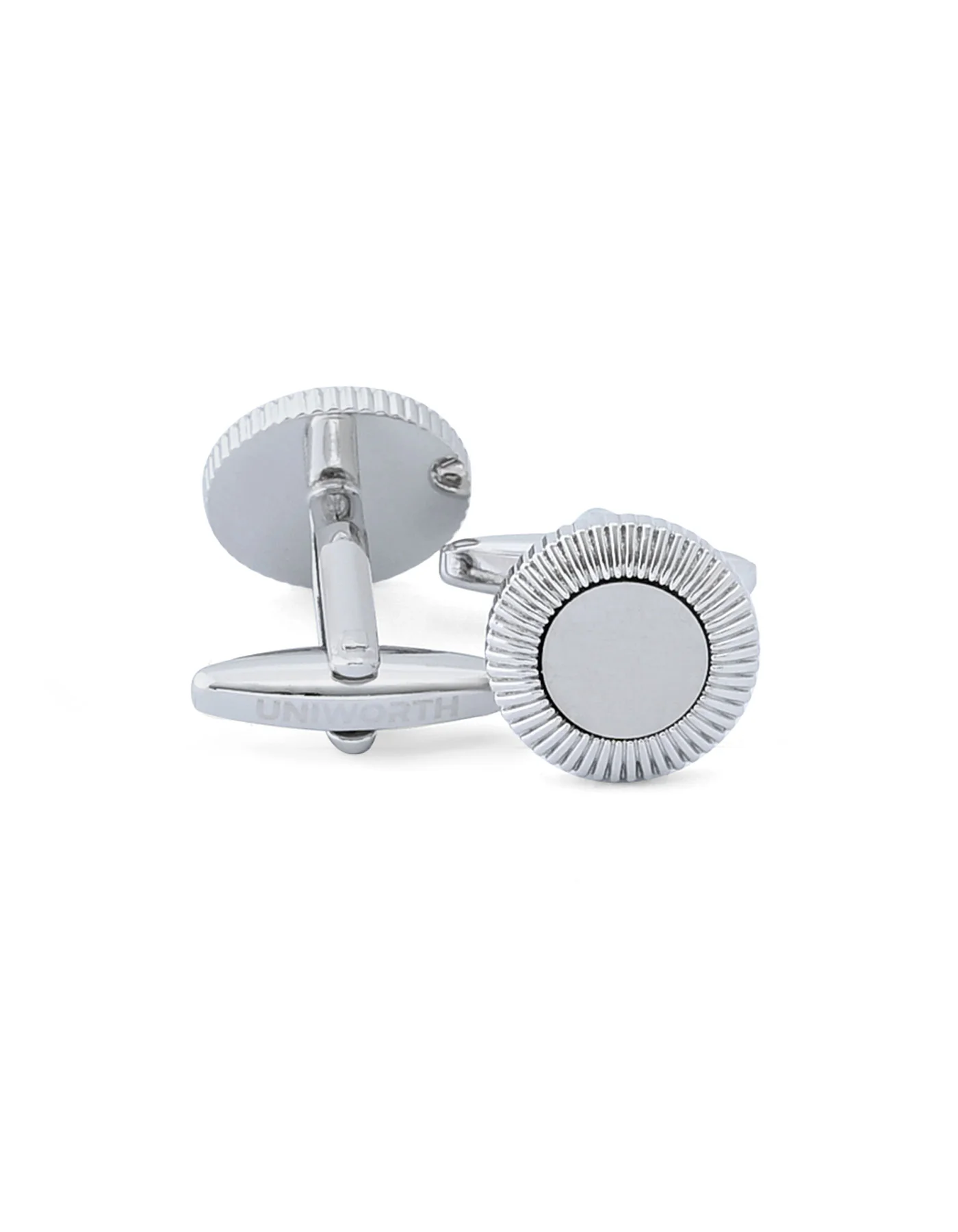 Silver Circle Cufflink