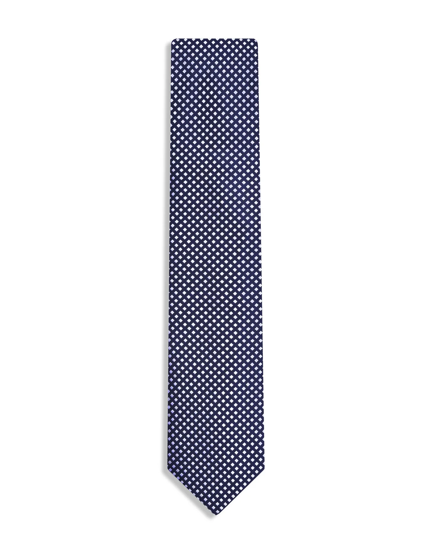 Silver Geometric Tie - Image 2