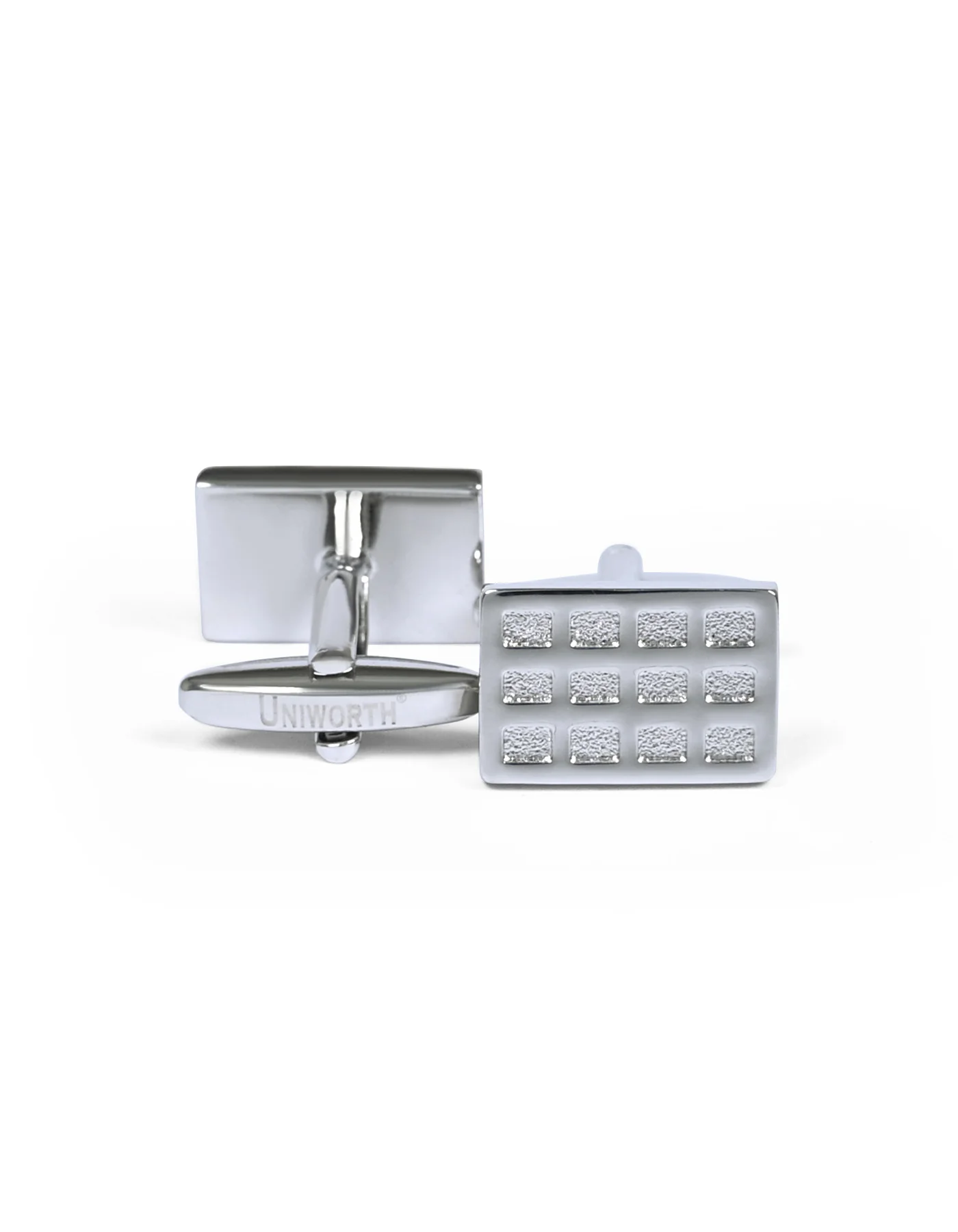 Silver Metal Cufflink