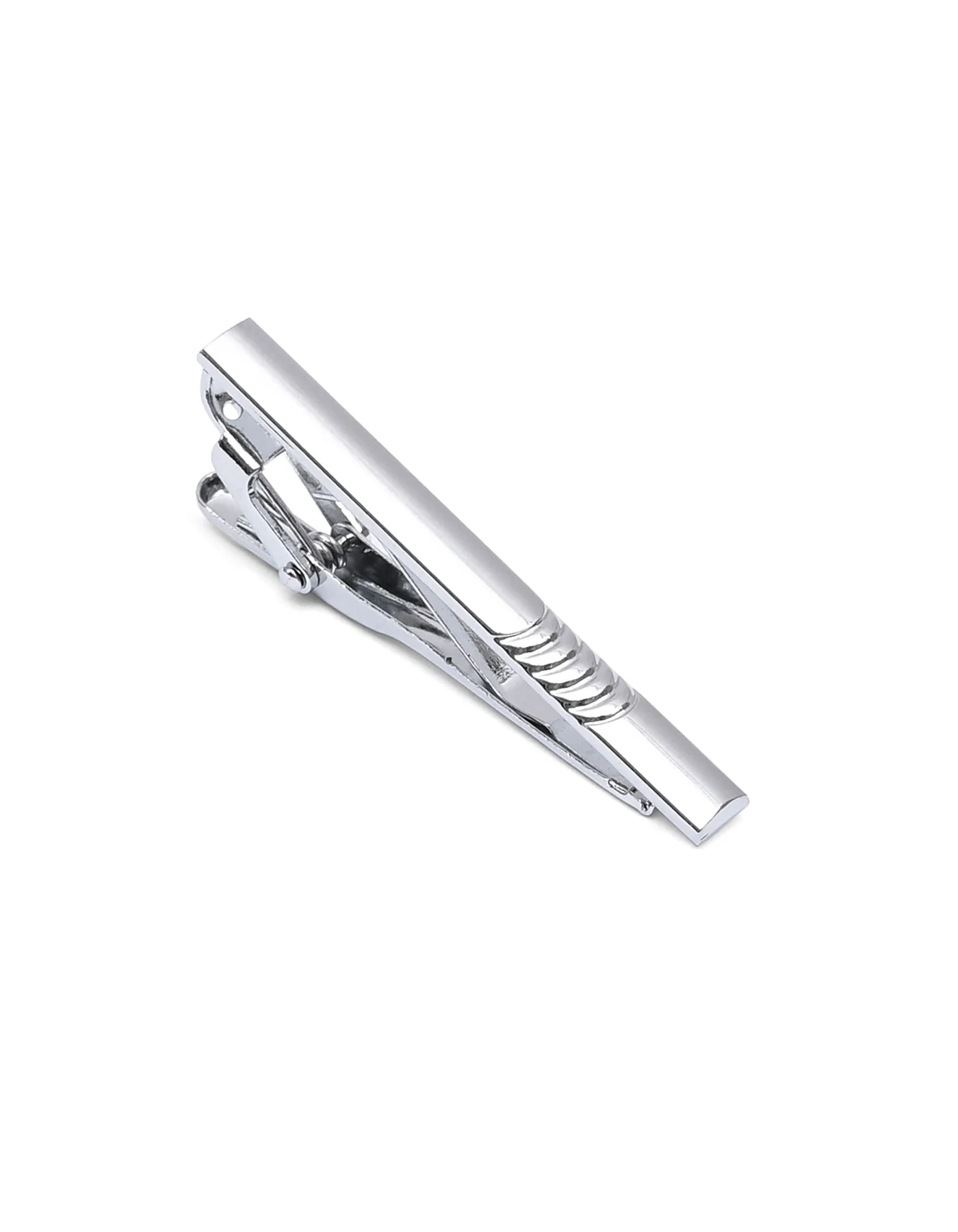 Silver Texture Tie Pin