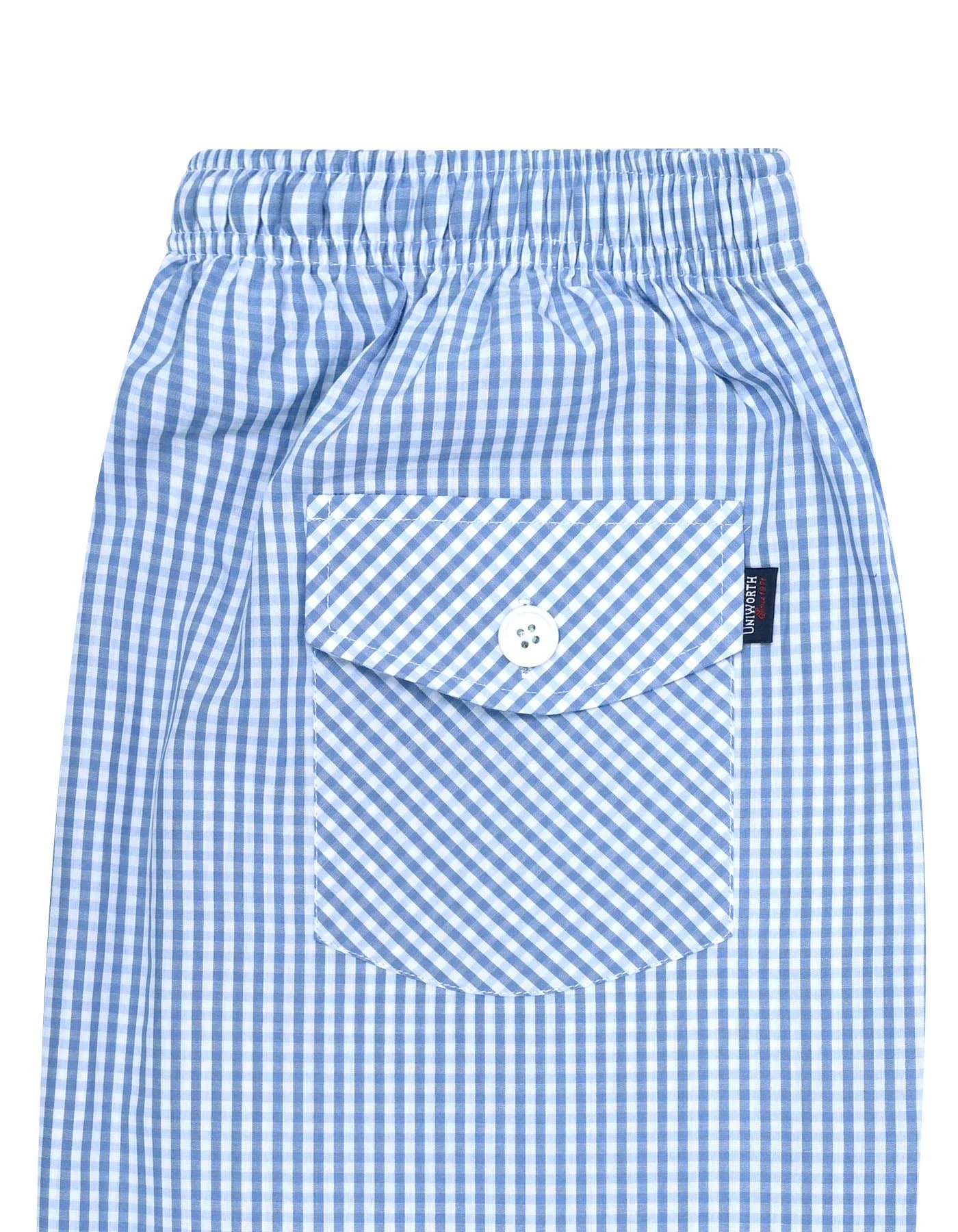 Sky Check Cross Pocket Woven Pajama - Image 3
