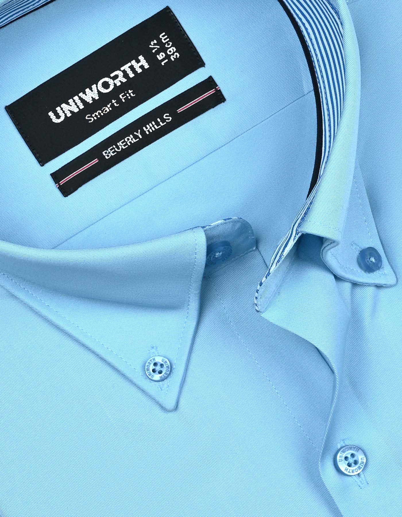 Sky Plain Tailored Smart Fit Shirt - Image 2