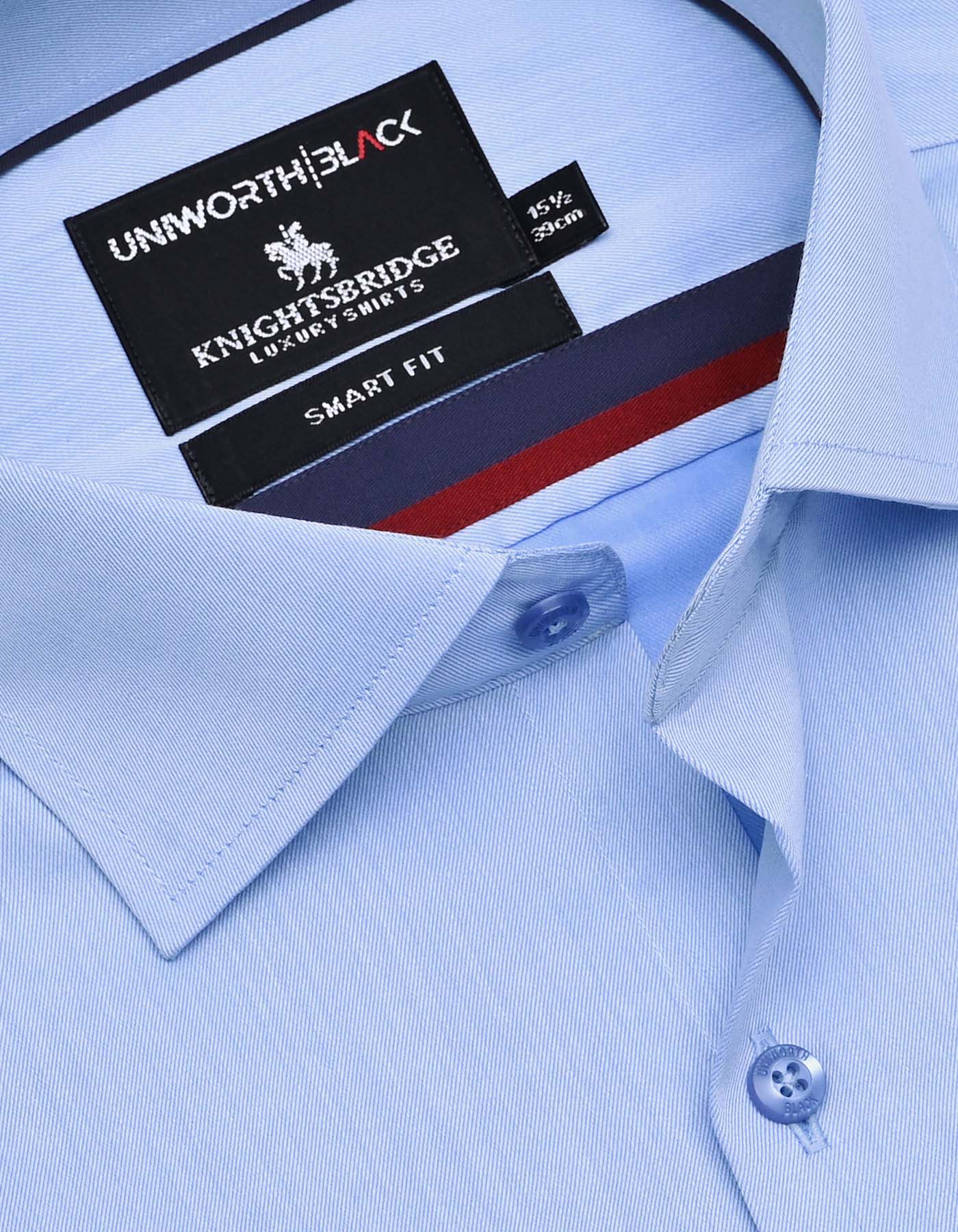 Sky Plain Tailored Smart Fit Shirt - Image 2