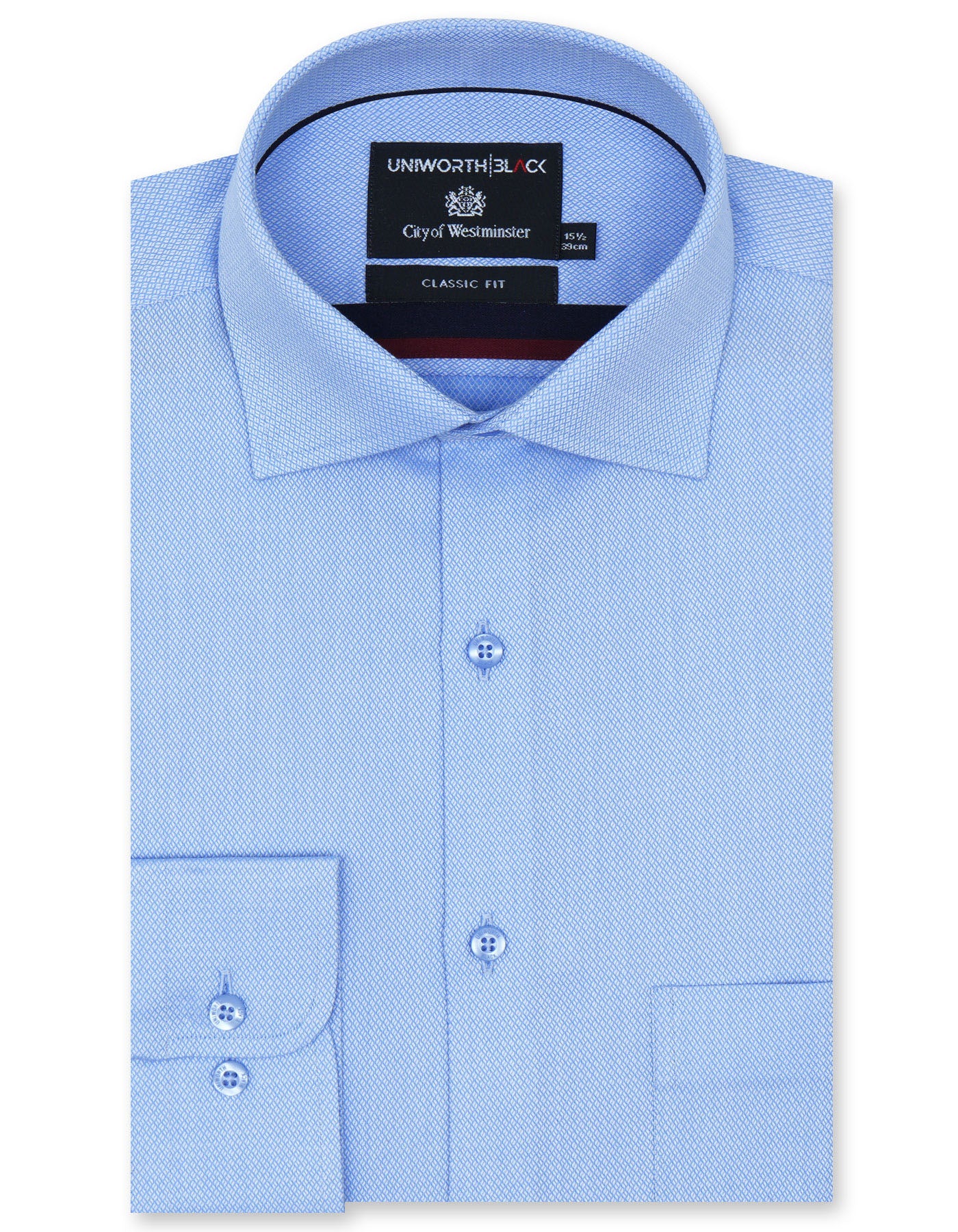 Sky Self Tailored Smart Fit Shirt