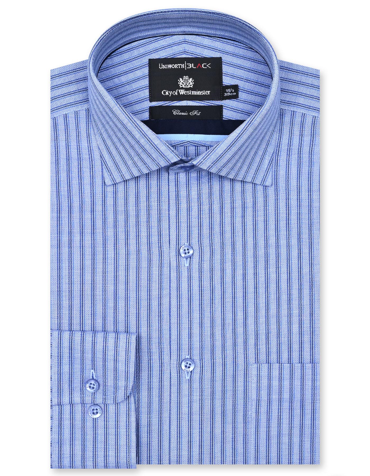 Sky Stripe Classic Fit Shirt