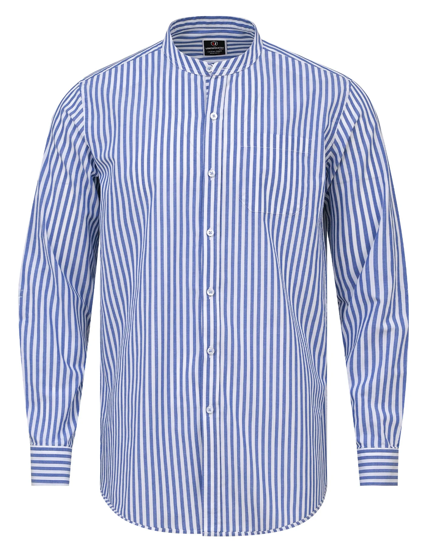 Sky Stripe Regular Fit Casual Shirt - Image 2
