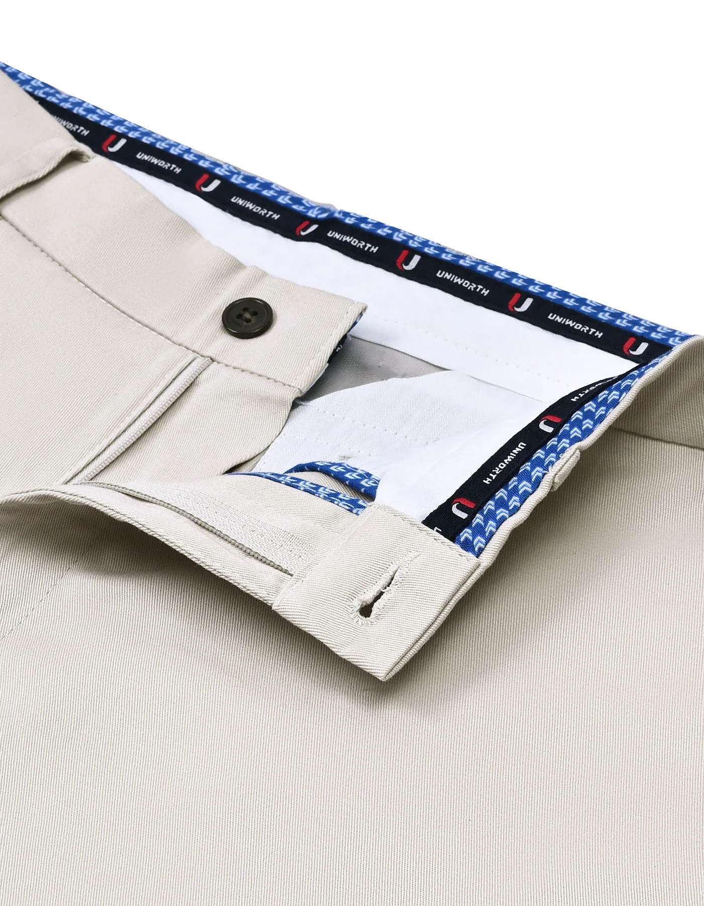 Stone Smart Fit Cotton Trouser - Image 2