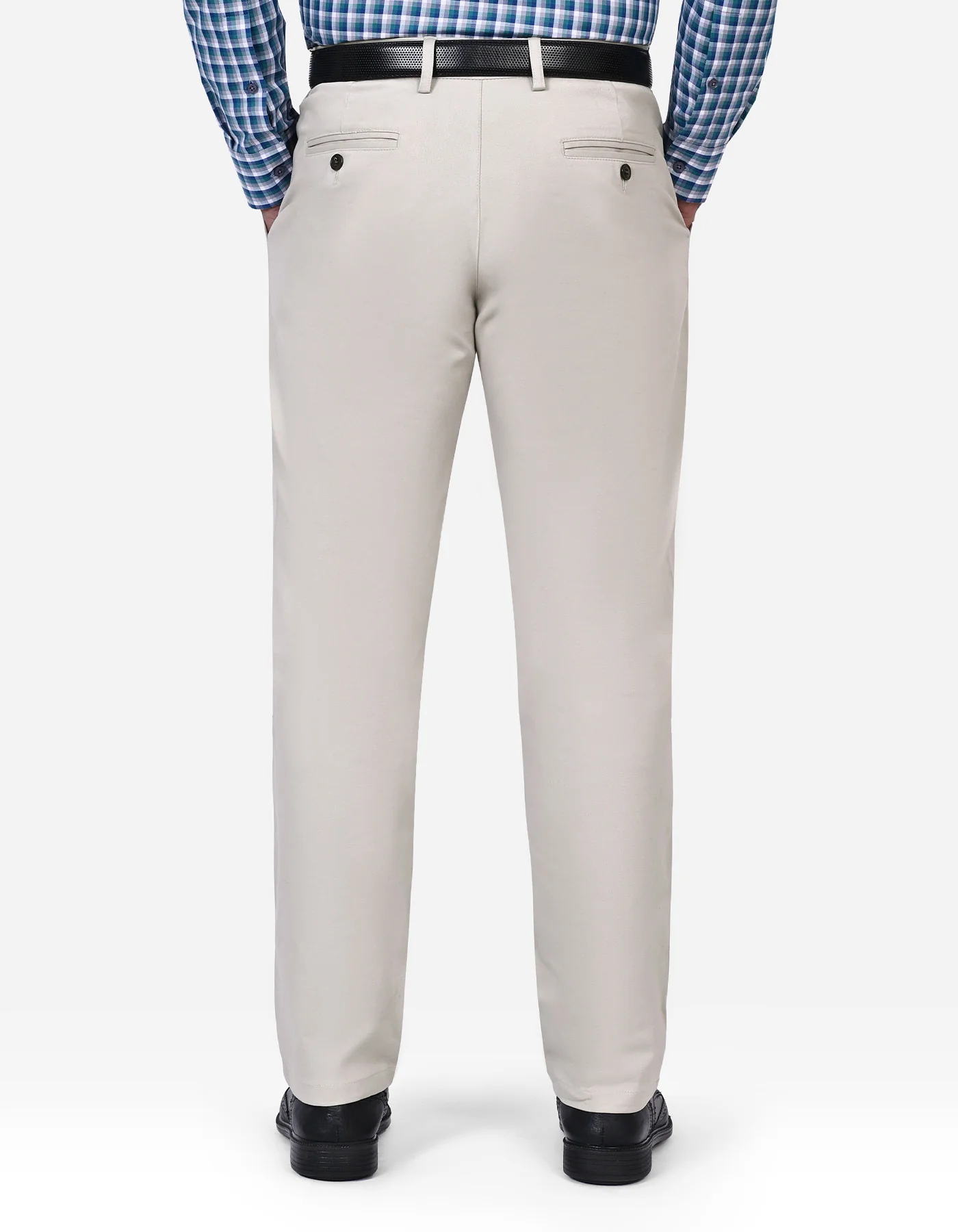 Stone Smart Fit Cotton Trouser - Image 5