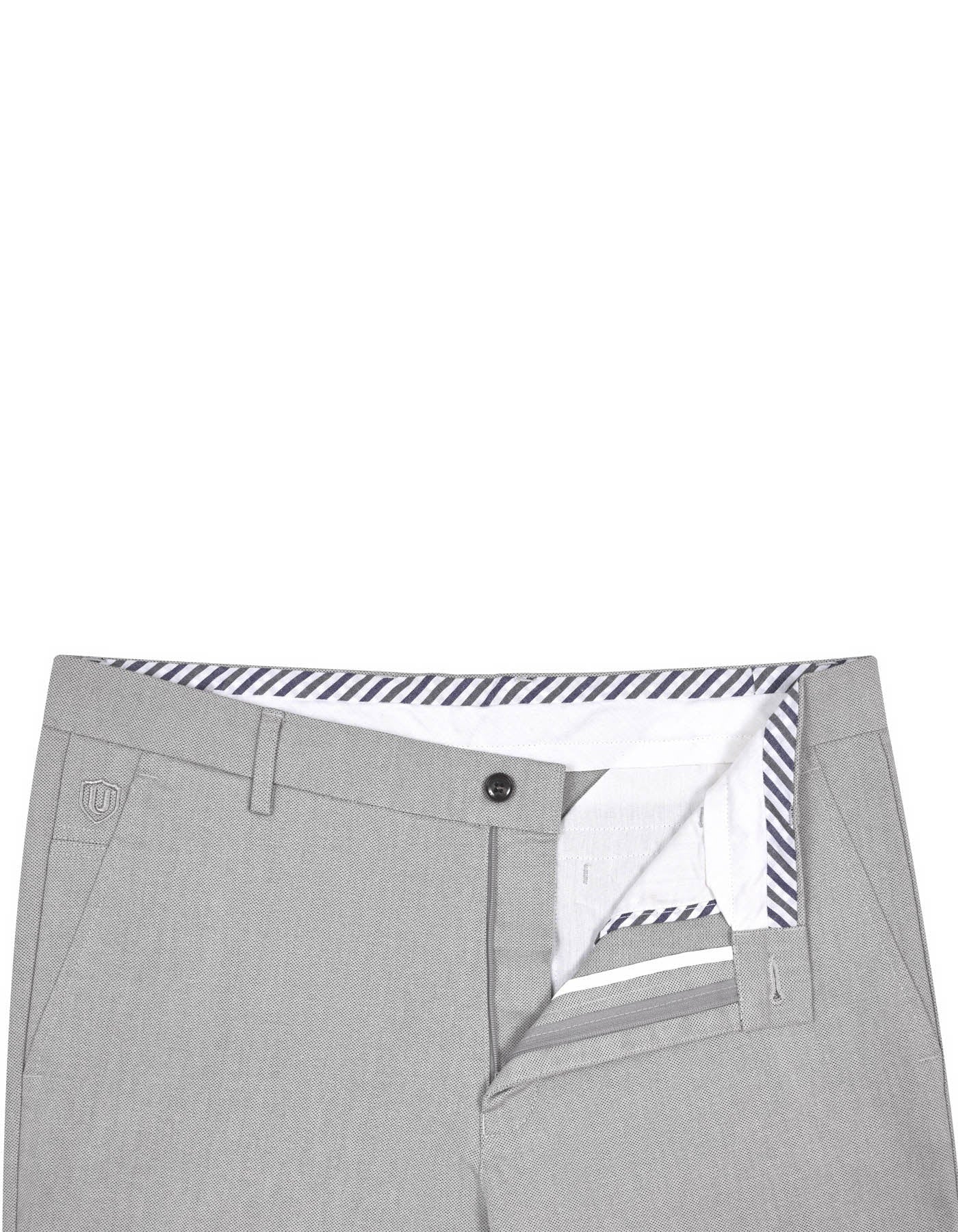 Stone Texture Smart Fit Cotton Trouser - Image 2