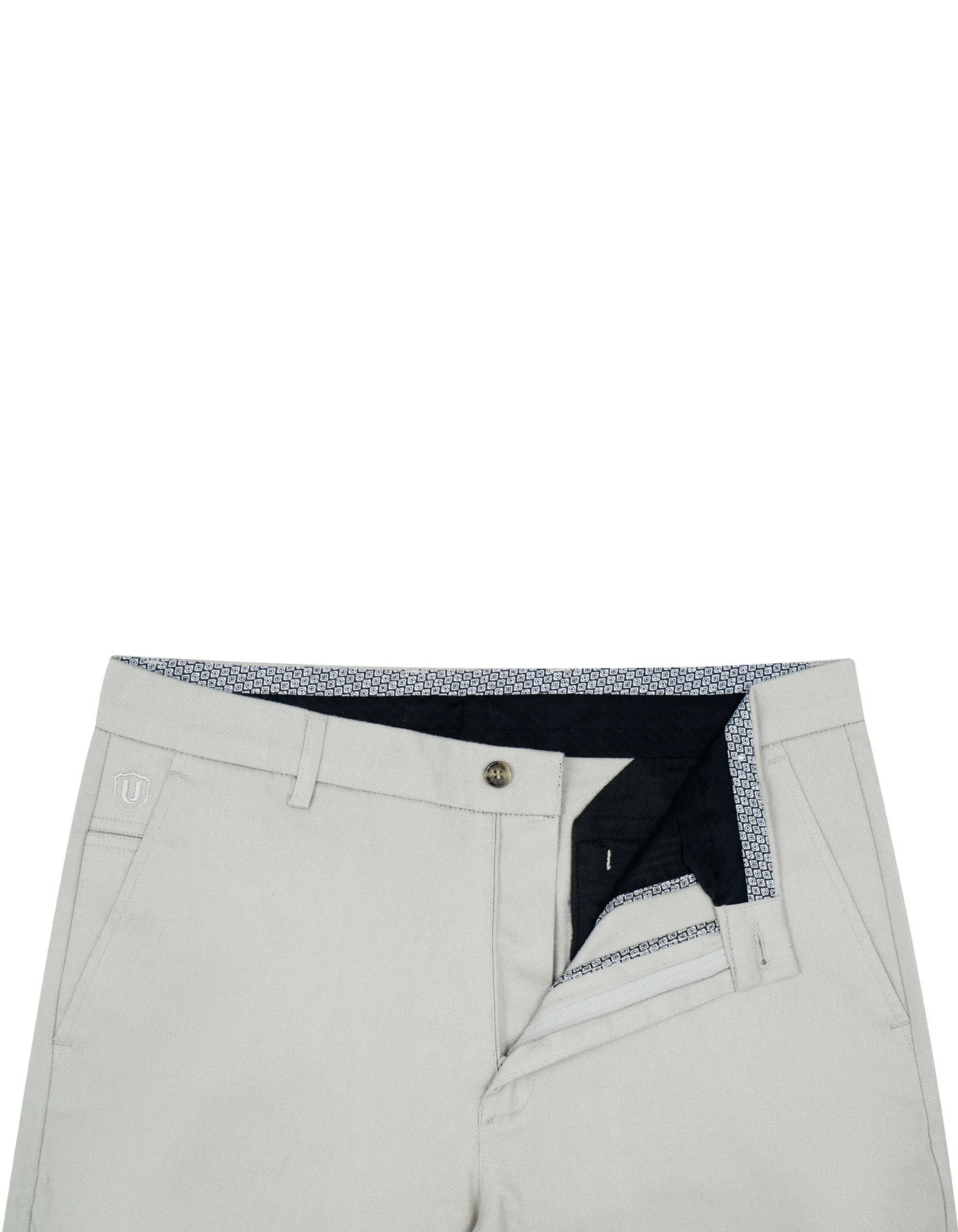Stone Texture Smart Fit Cotton Trouser - Image 2