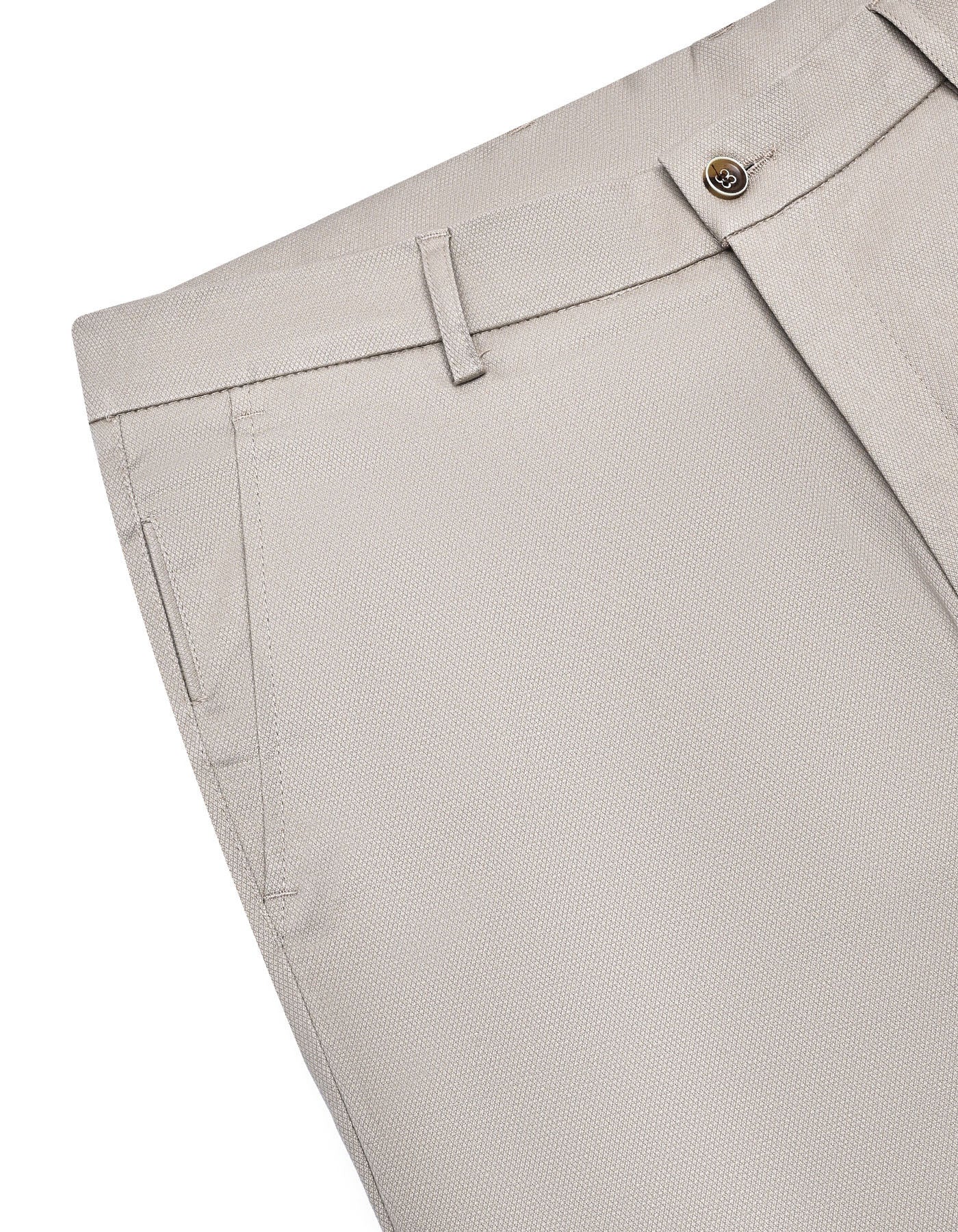 Stone Texture Smart Fit Cotton Trouser - Image 3