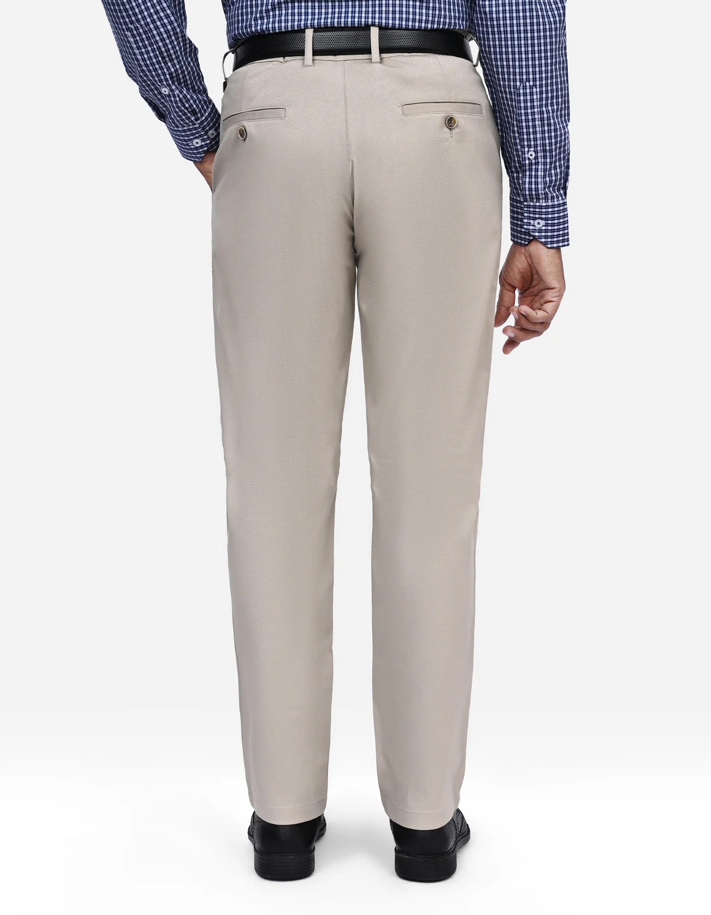 Stone Texture Smart Fit Cotton Trouser - Image 5