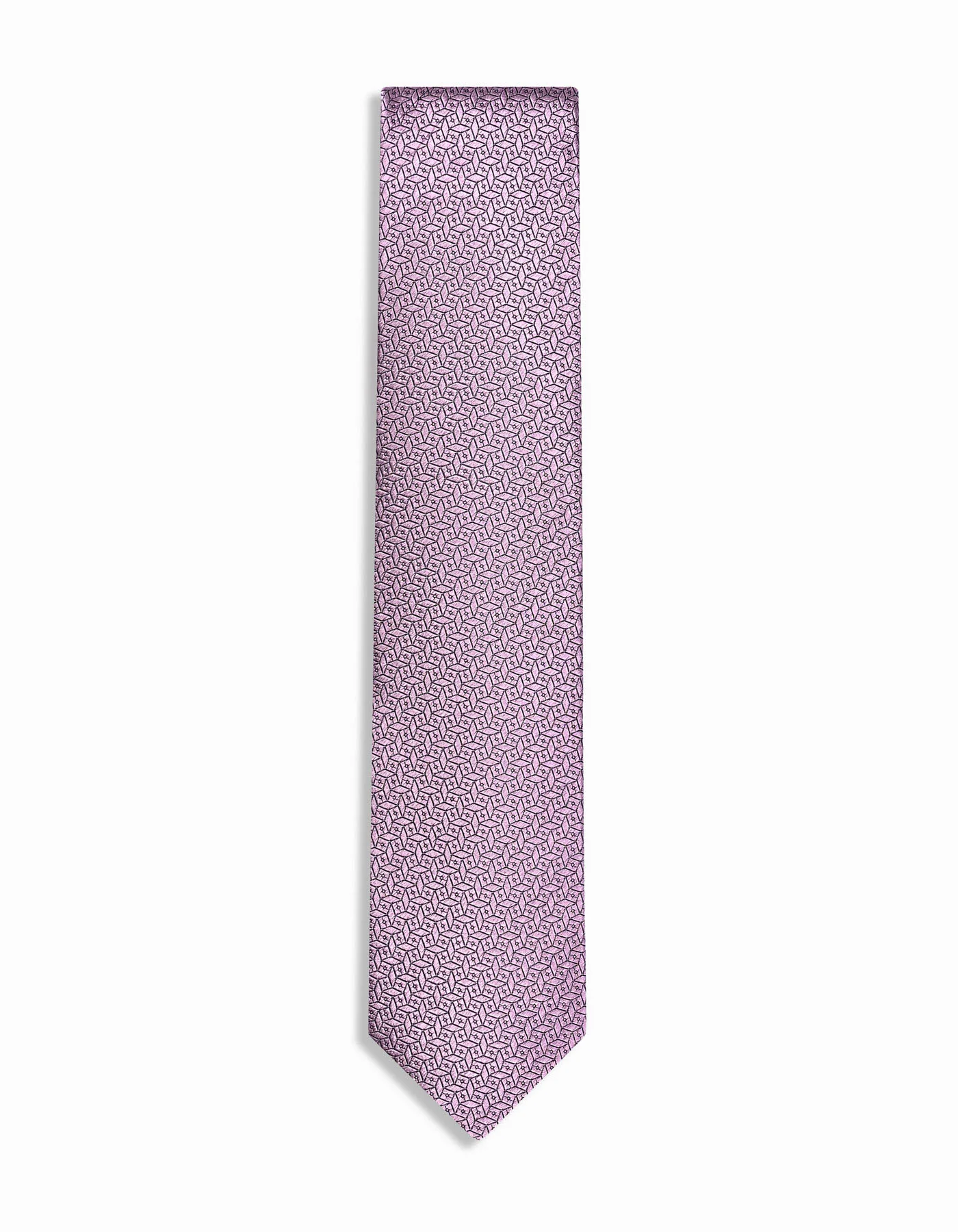 T Pink Geometric Tie - Image 2