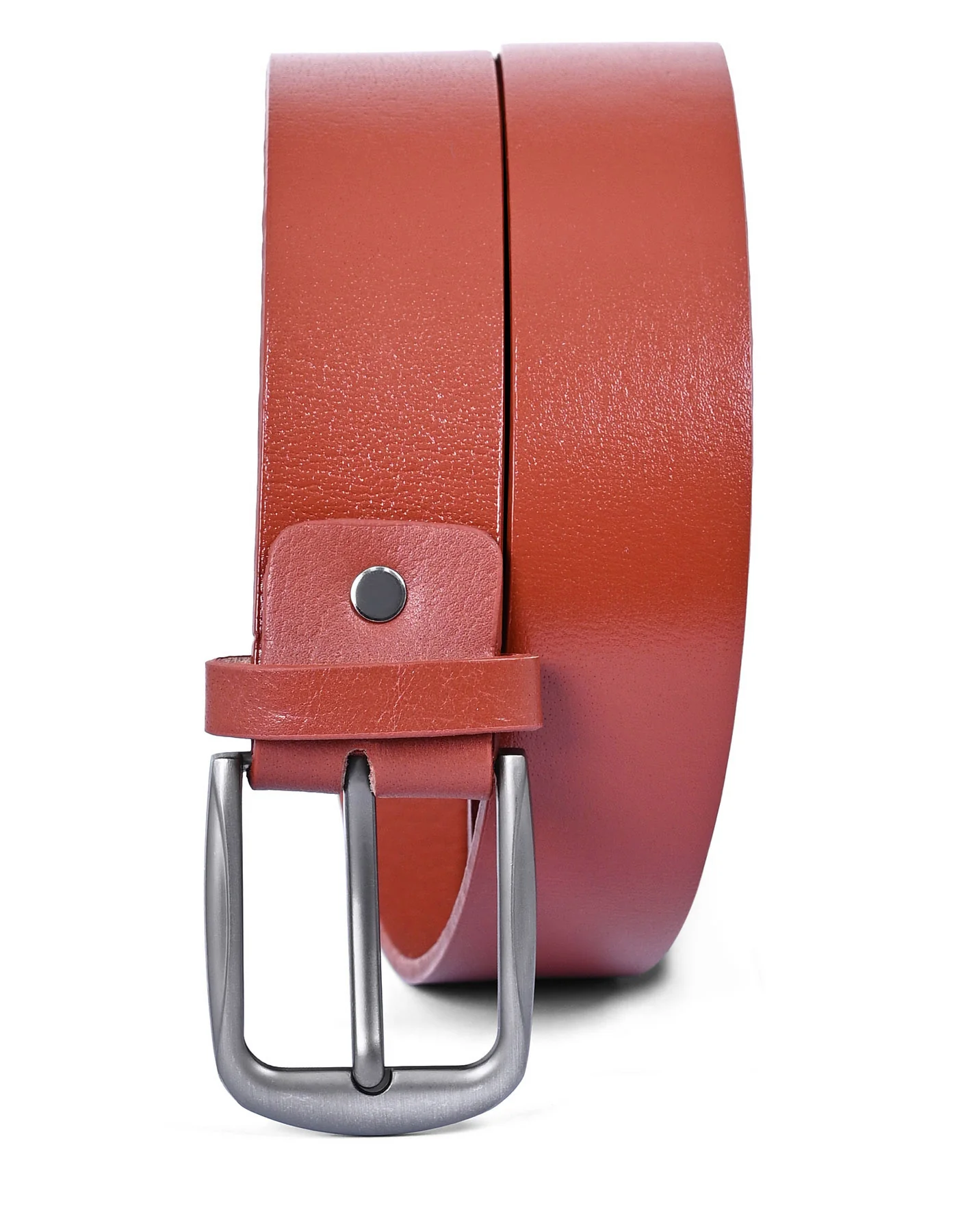 Tan Plain Casual Belt