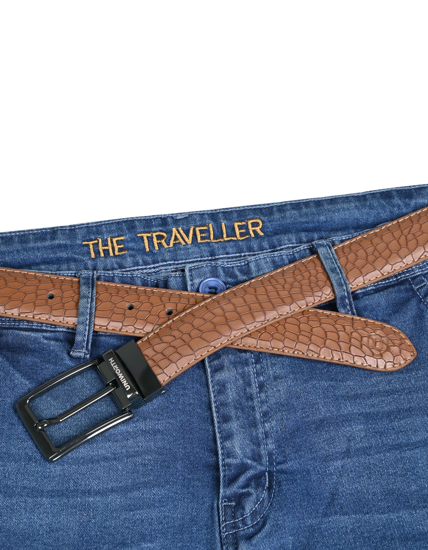Tan Texture Formal Belt - Image 4