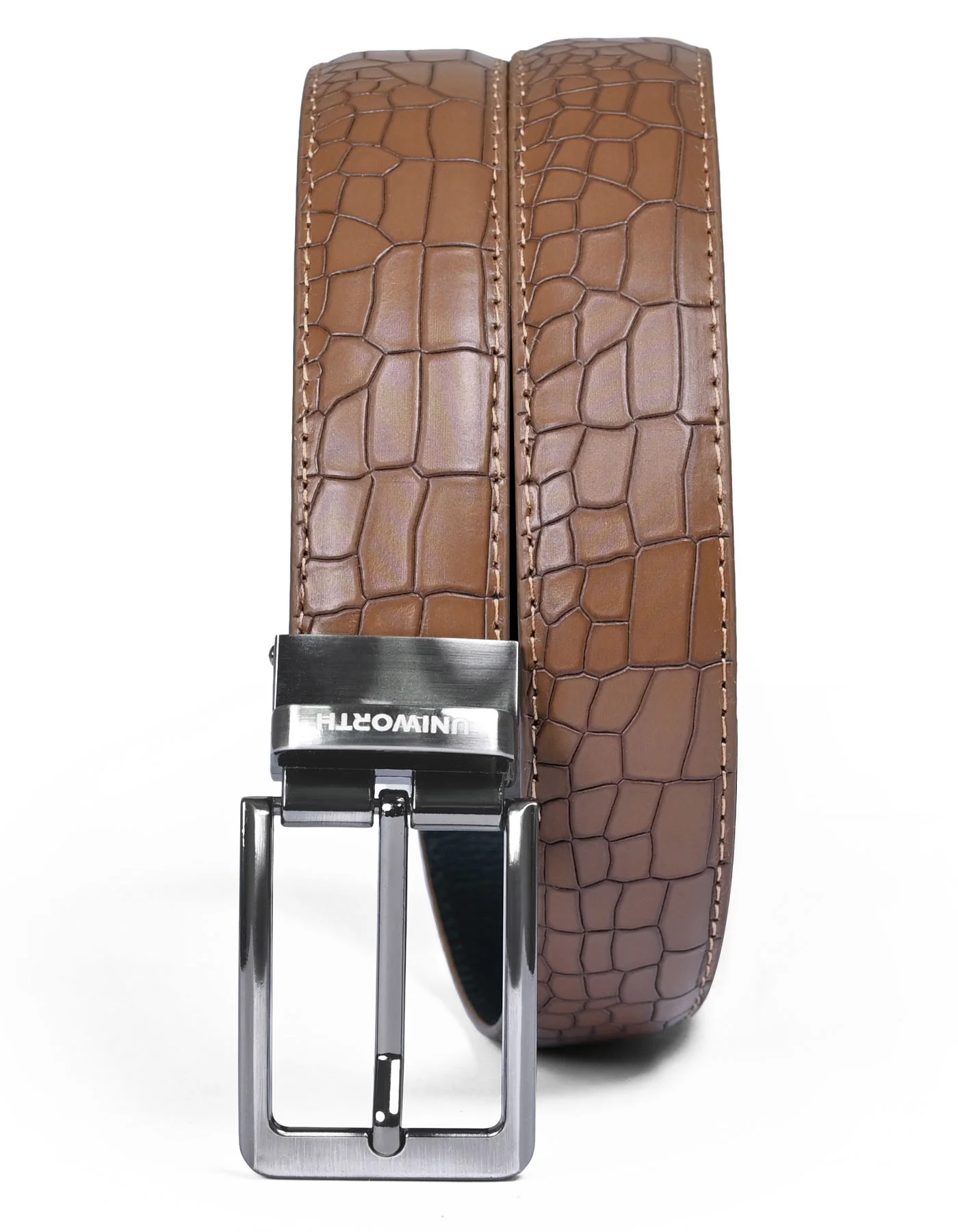 Tan Texture Formal Belt