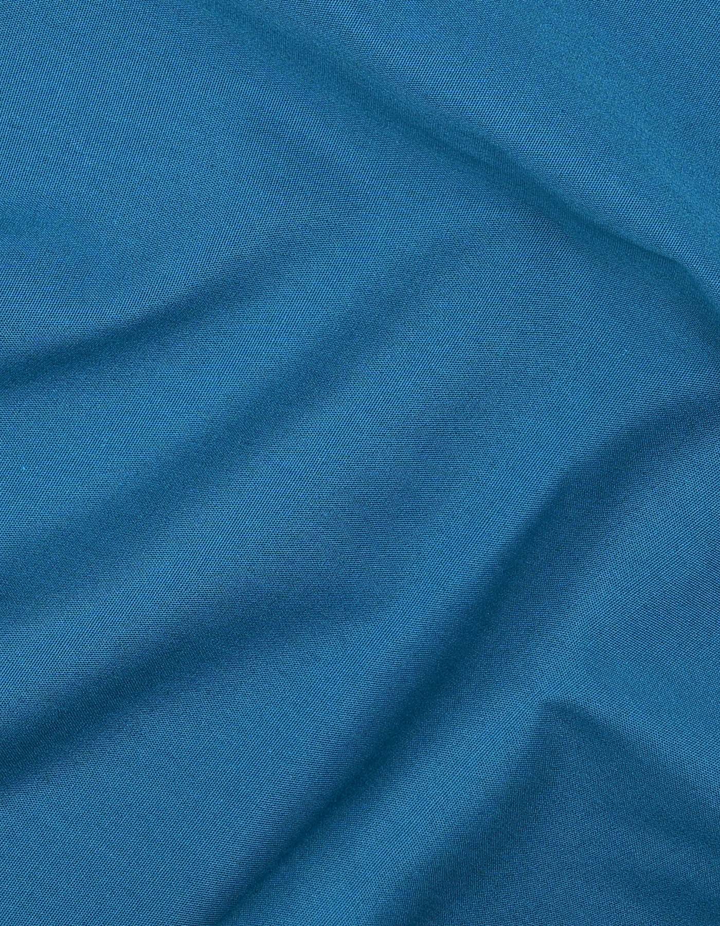 Teal Plain Classic Fit Shirt - Image 4