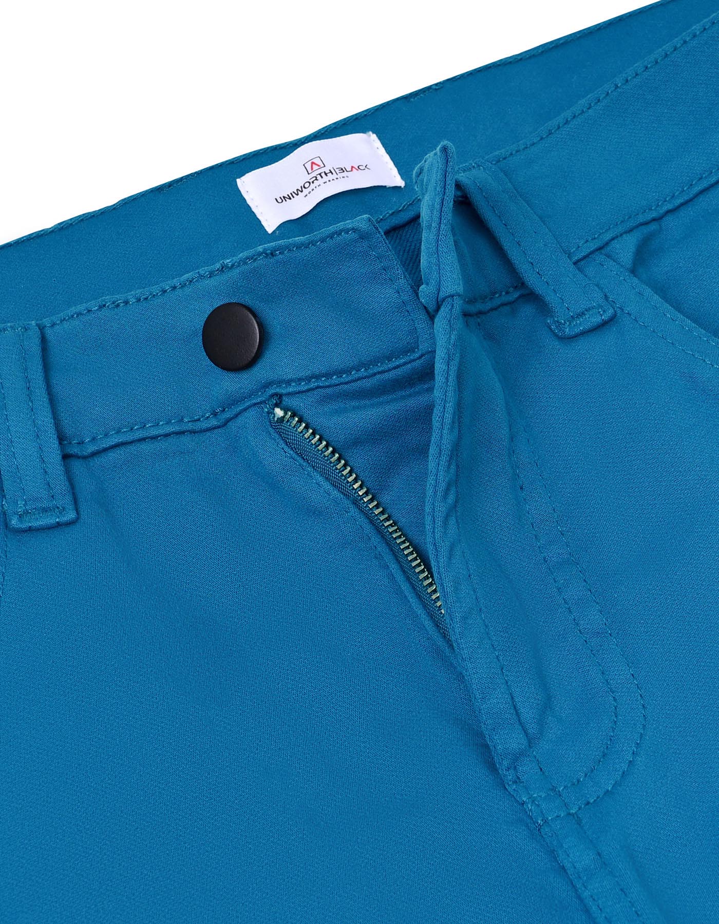 Teal Straight Fit Denim - Image 3