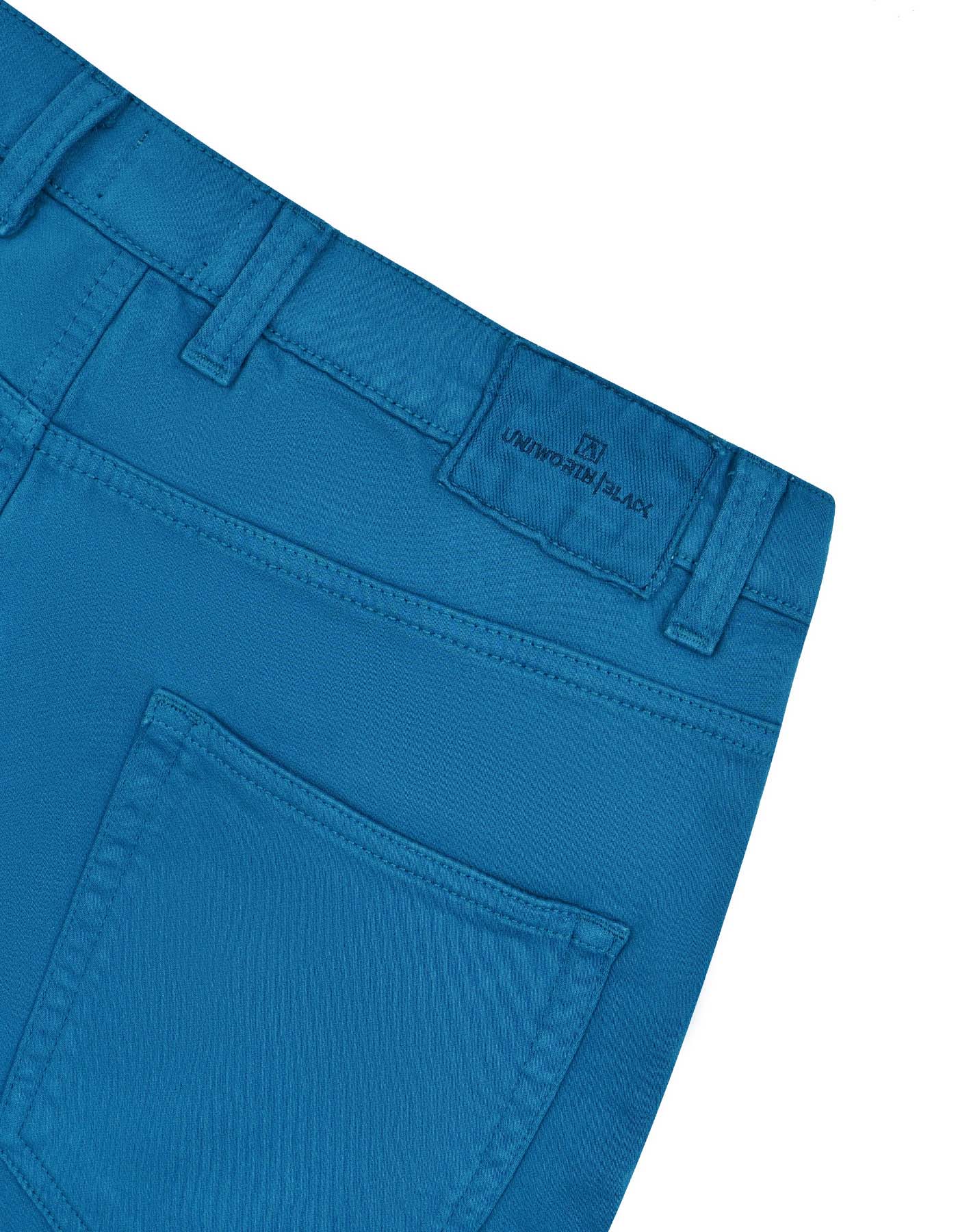 Teal Straight Fit Denim - Image 4
