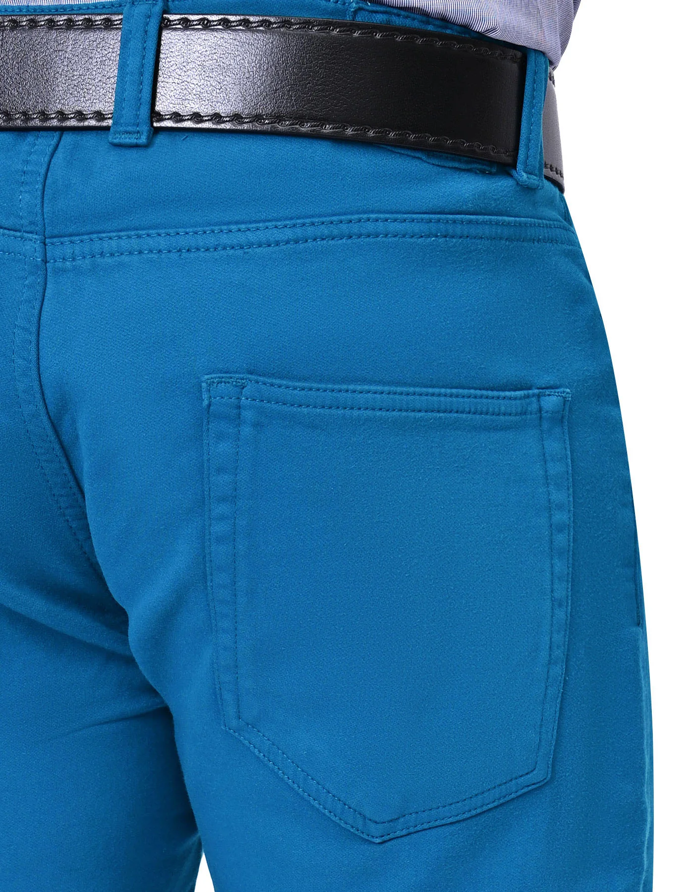 Teal Straight Fit Denim - Image 5