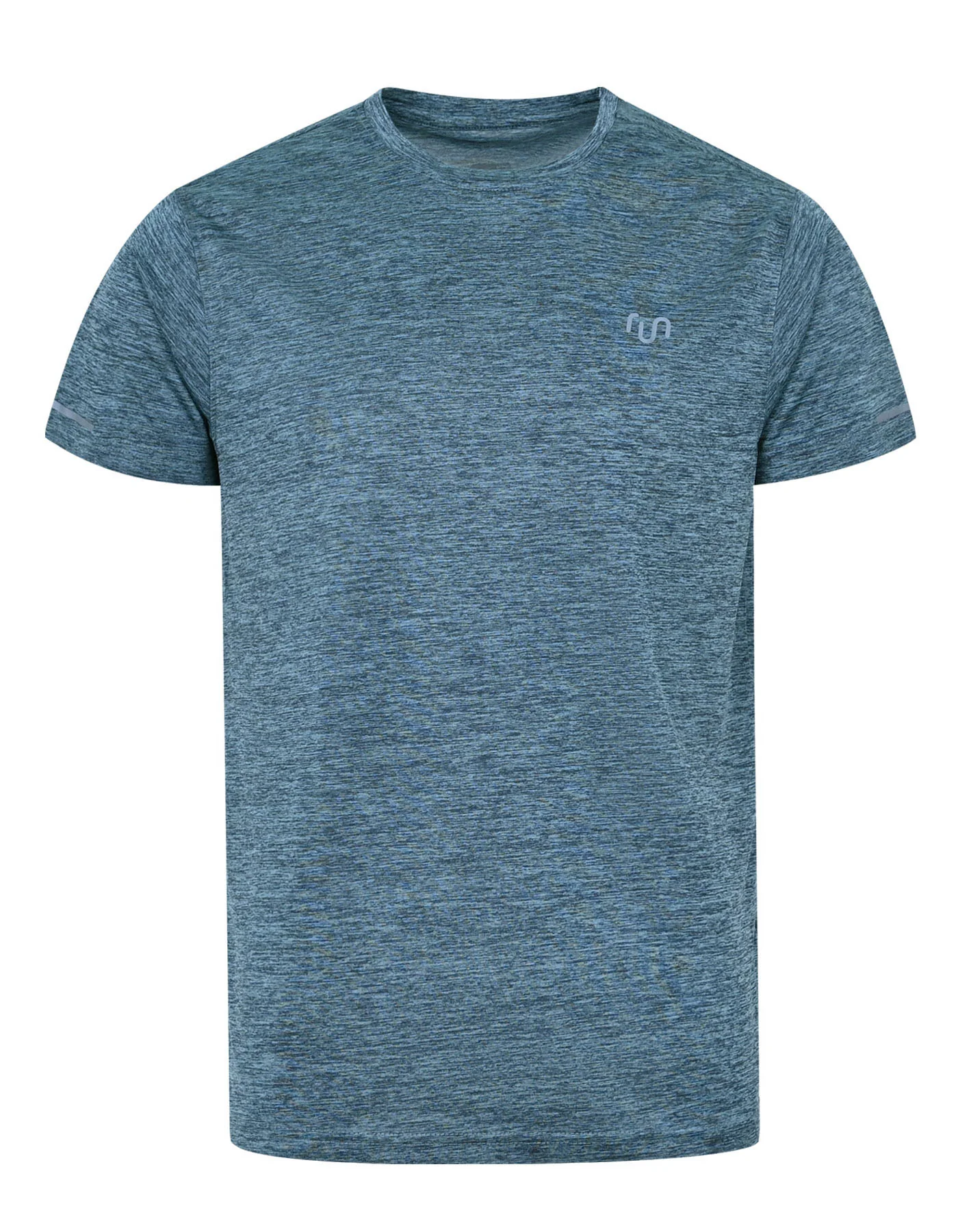 Teal Textured Slub Gym Tee - Image 4