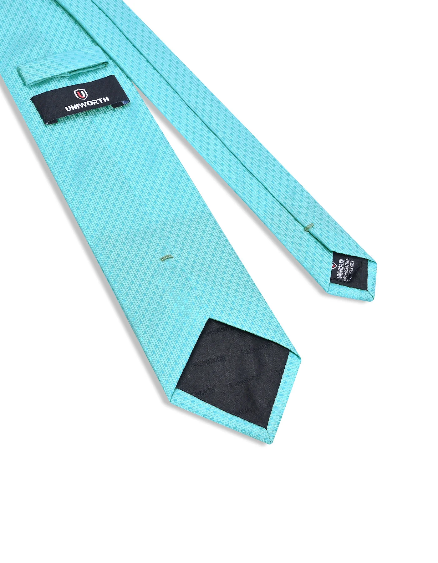 Turquoise Geometric Tie - Image 3