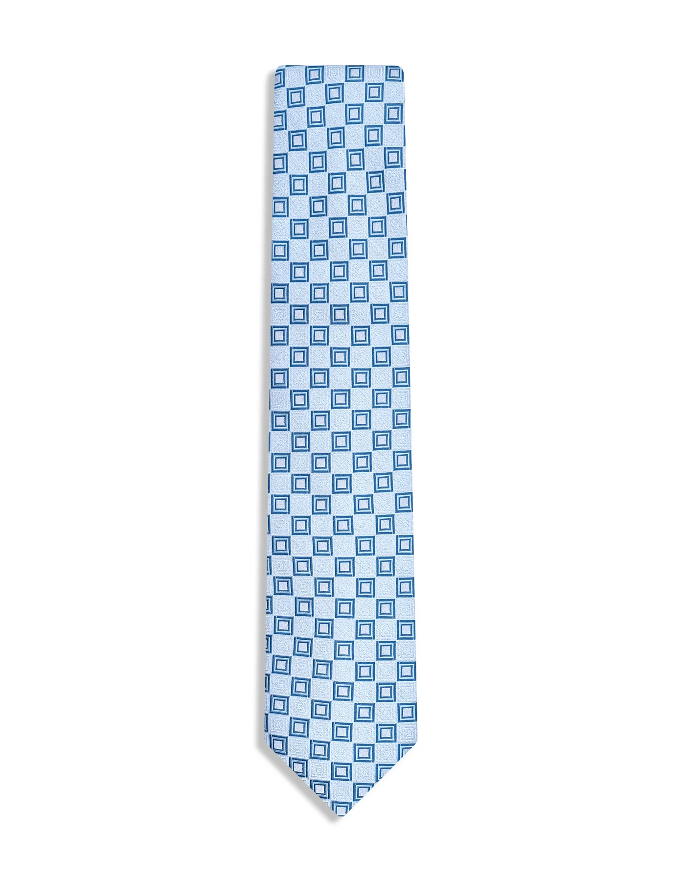 Turquoise Geometric Tie - Image 2