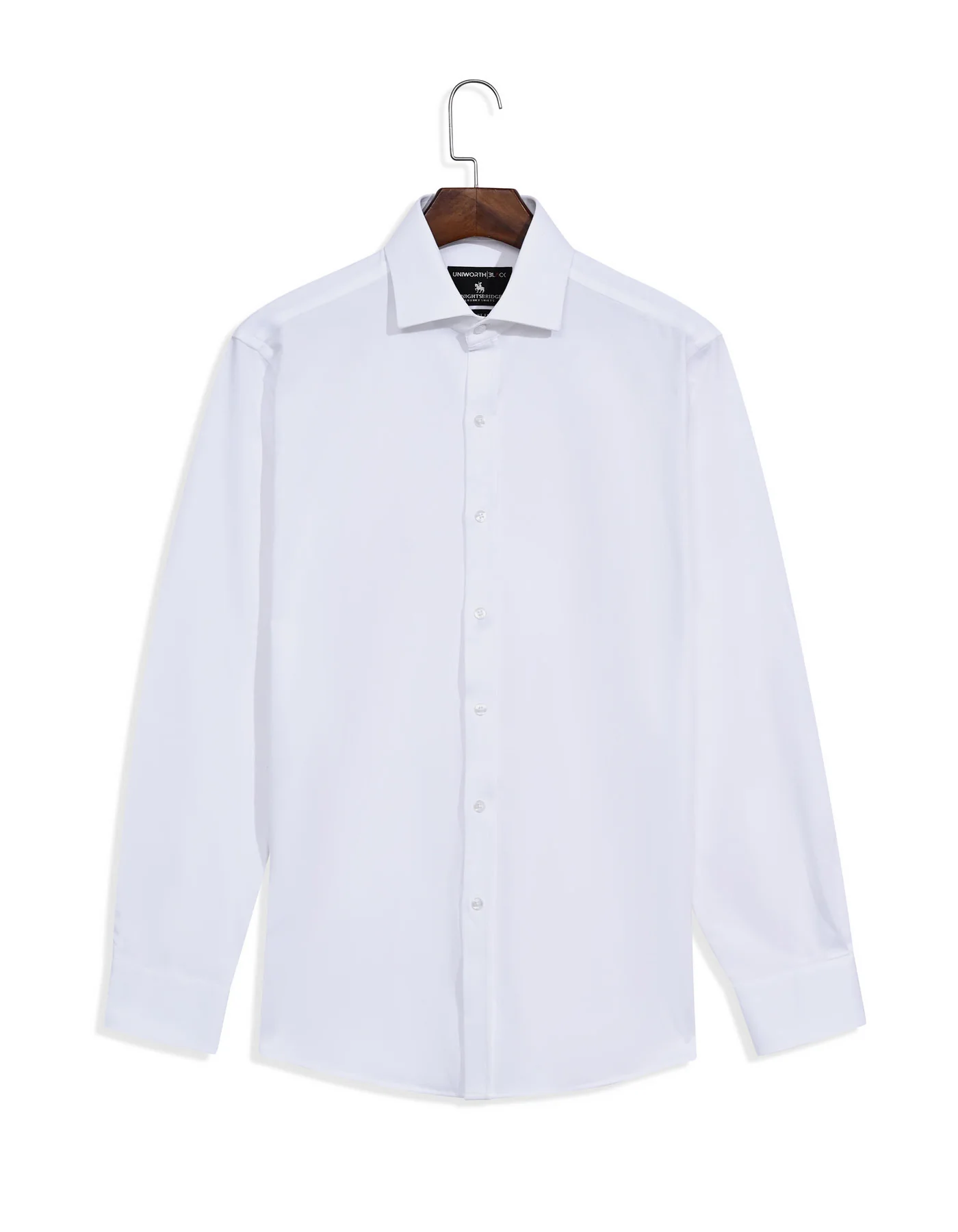 White Plain Classic Fit Formal Shirt - Image 3