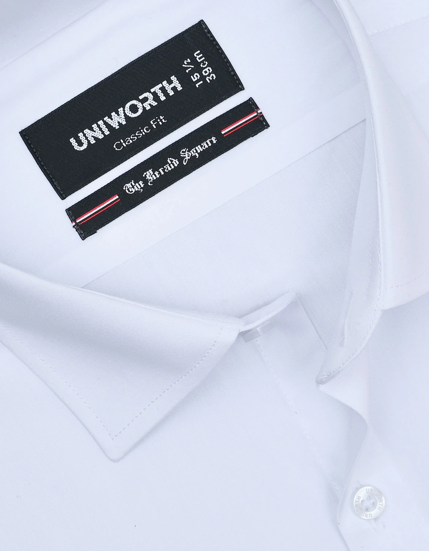 White Plain Classic Fit Shirt - Image 2